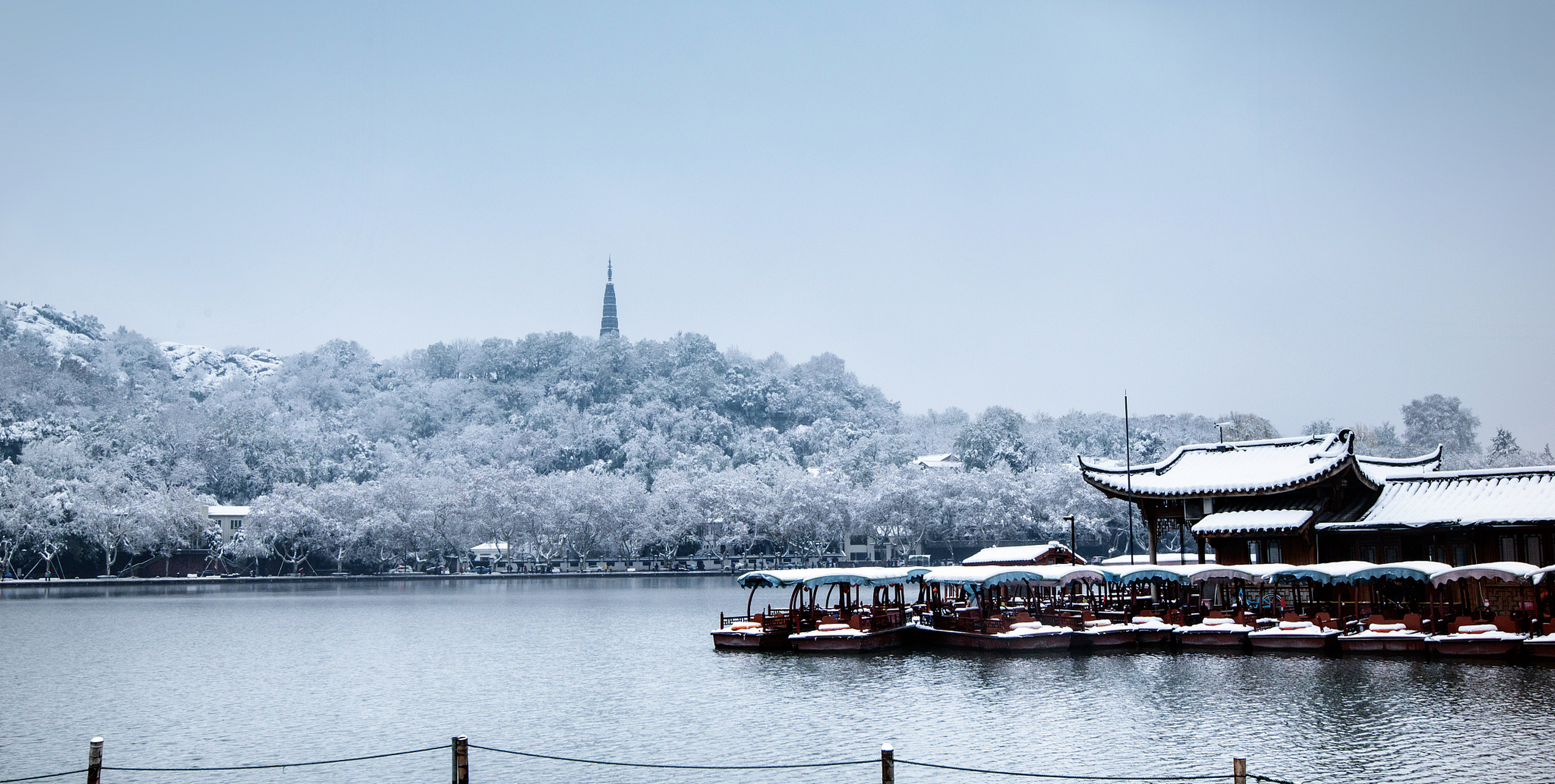 2022杭州雪景图片图片