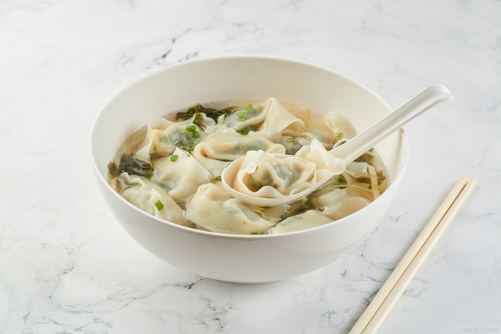 鲜肉韭菜小馄饨这样做,简单又美味!