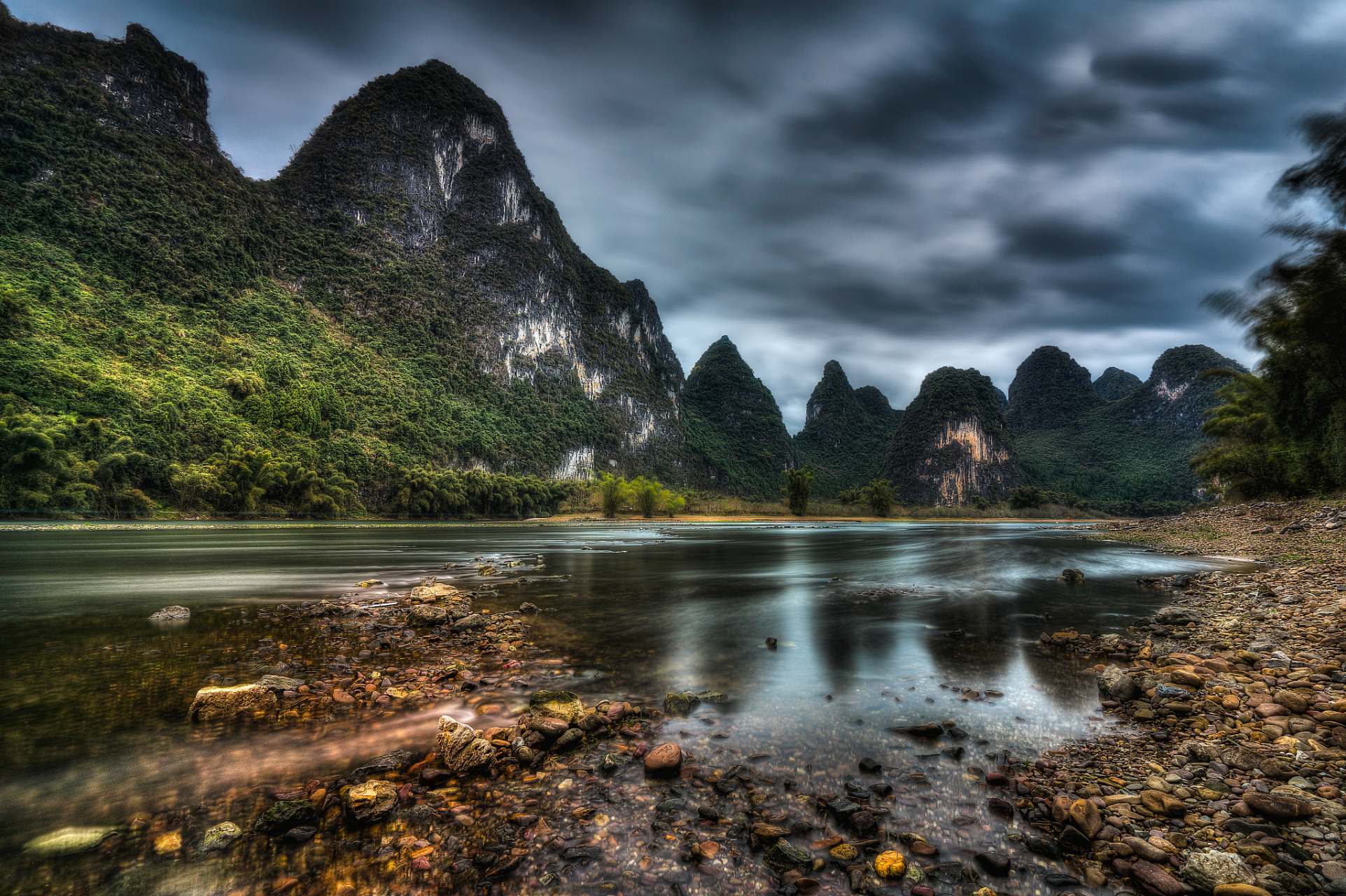 冬天才有的美景之12:桂林阳朔:冬日梦幻山水  桂林阳朔是中国广西壮族