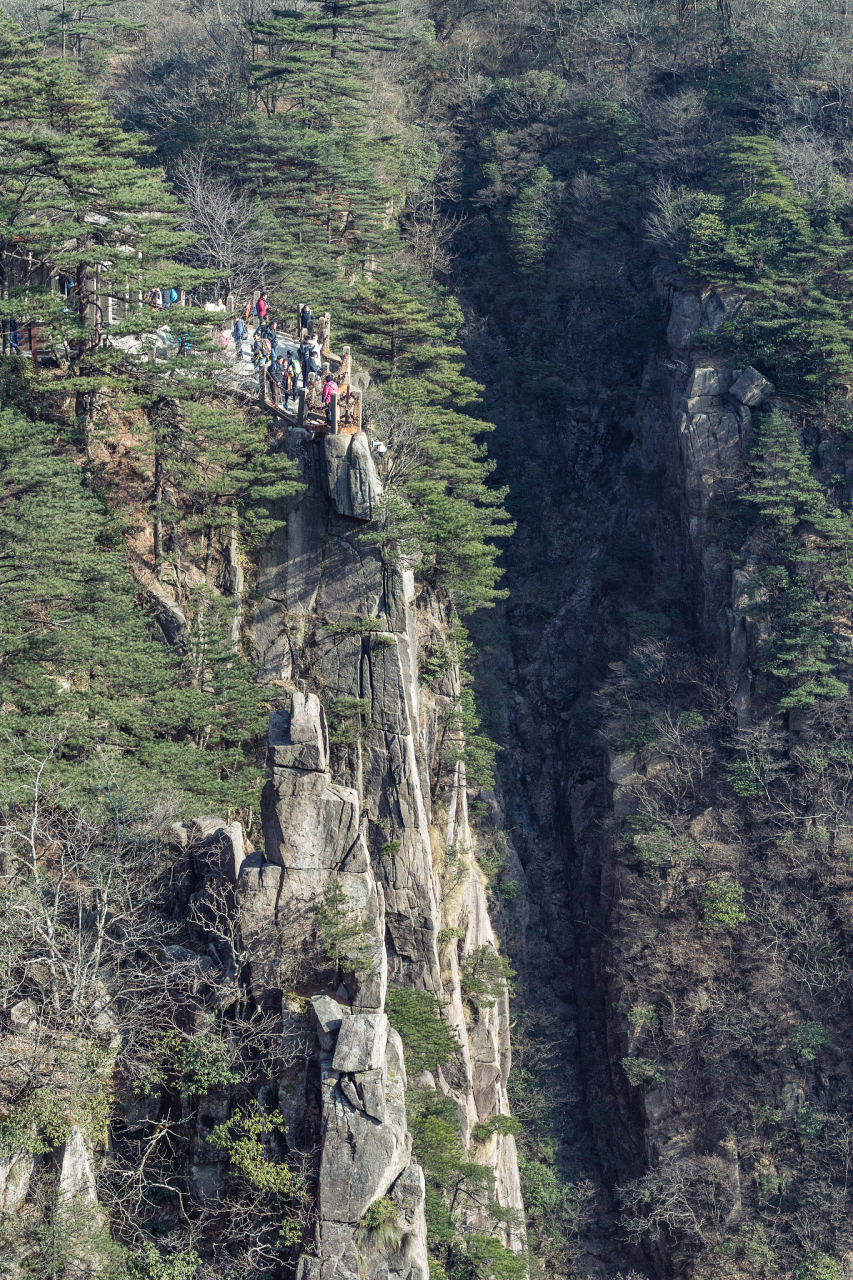 芜湖旅游景点马仁奇峰图片