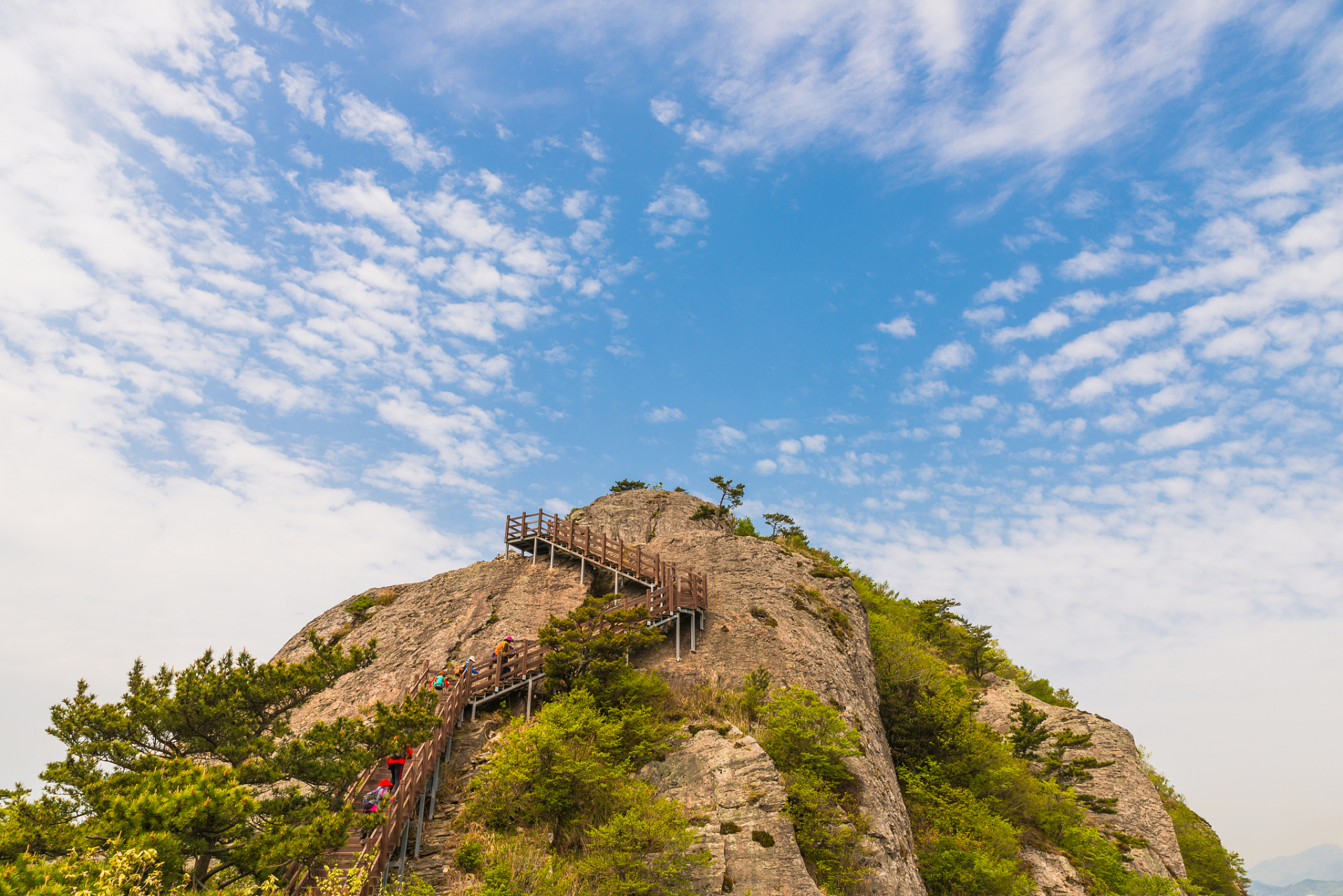 在河南省的信阳市,有一座古老的山峰,它的名字叫金刚台