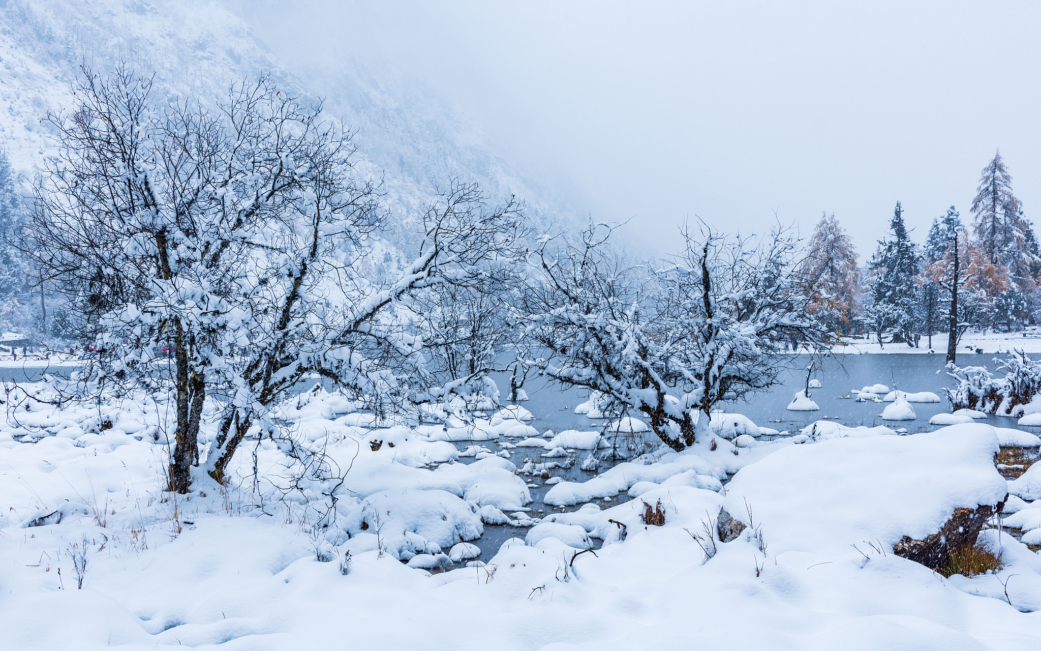 湘西雪景图片图片