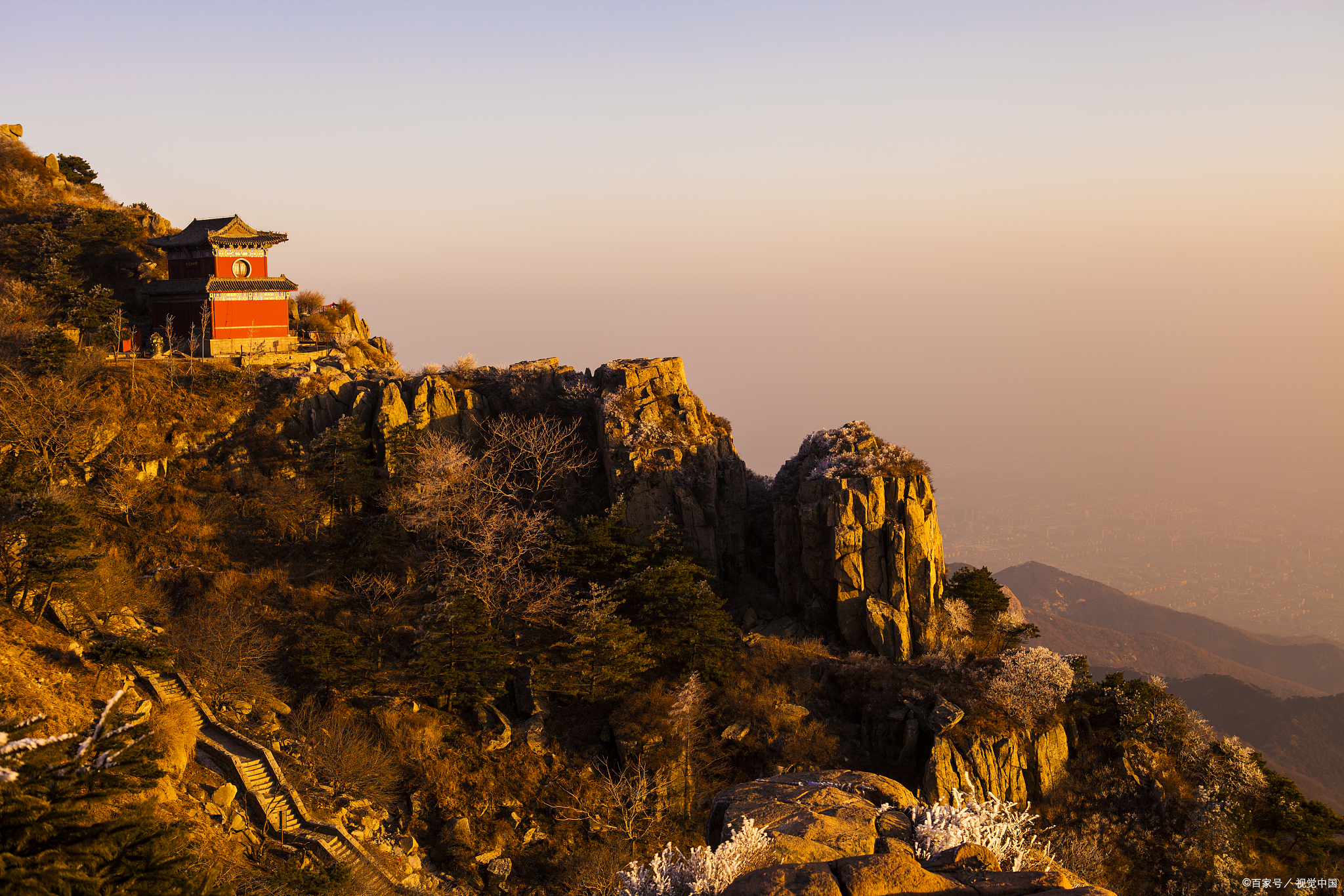 泰山景区真实照片图片