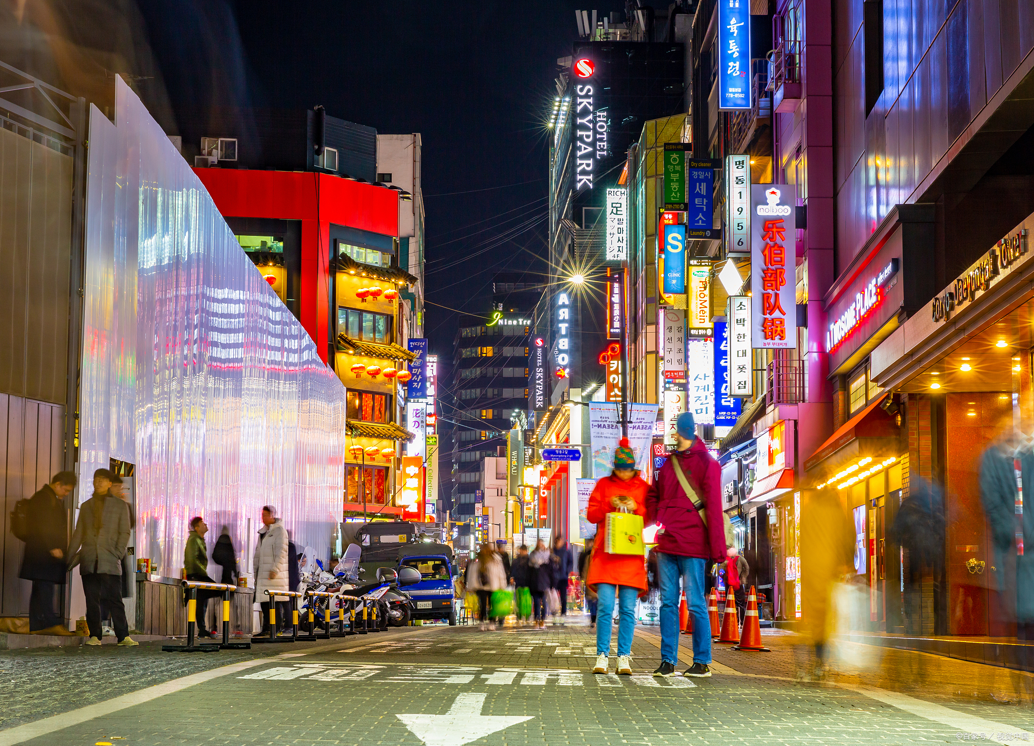 韩国街道 唯美图片