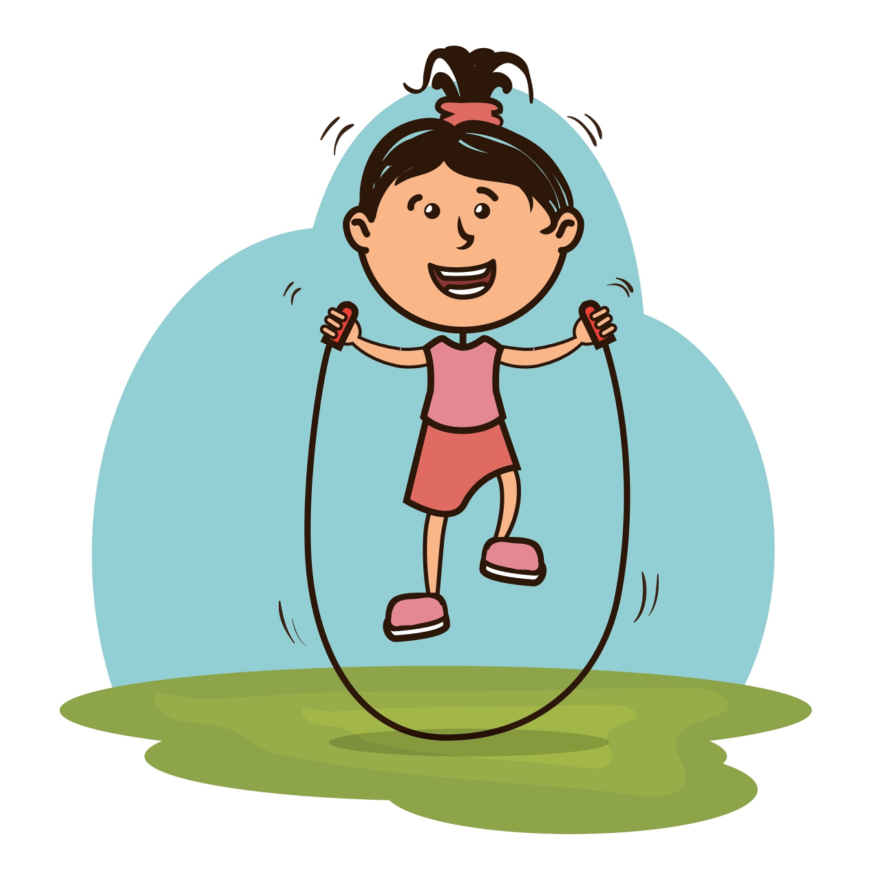 夏季运动打卡# 对于初学者来说,热身是跳绳前不可或缺的重要环节怂 