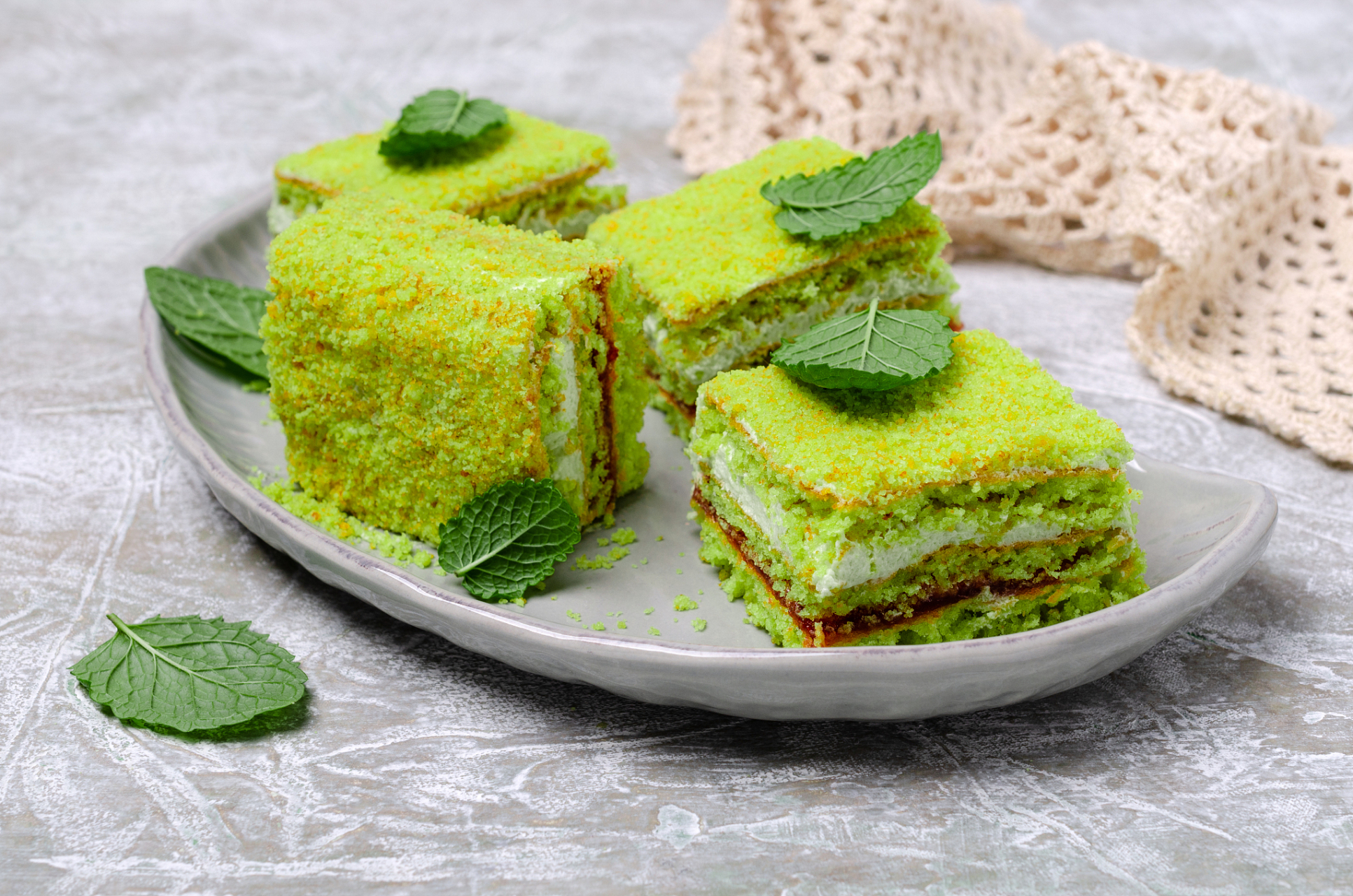 我对抹茶类的糕点似乎情有独钟.