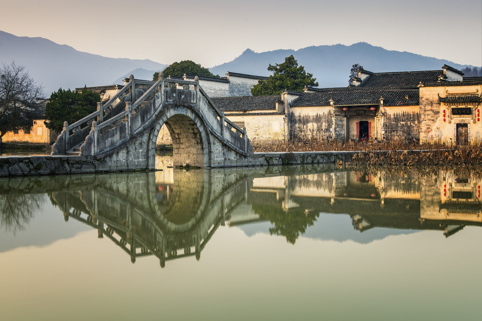 黄山市宏村风景区图片