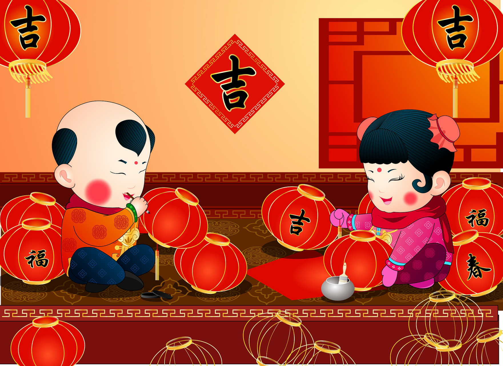 春节,是中国最重要的传统节日,也是中华文化的重要组成部分.