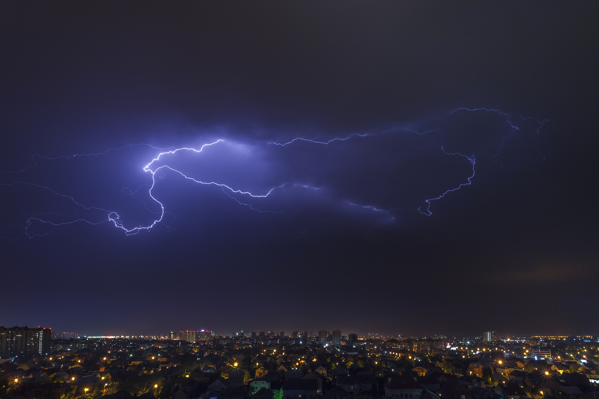 雷电天气图片大全图片