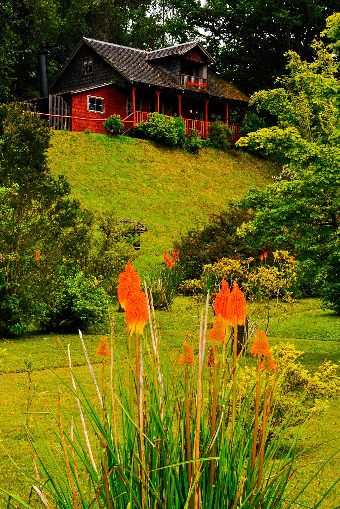 一个人的心灵,恰似一个小巧而精致的花园.