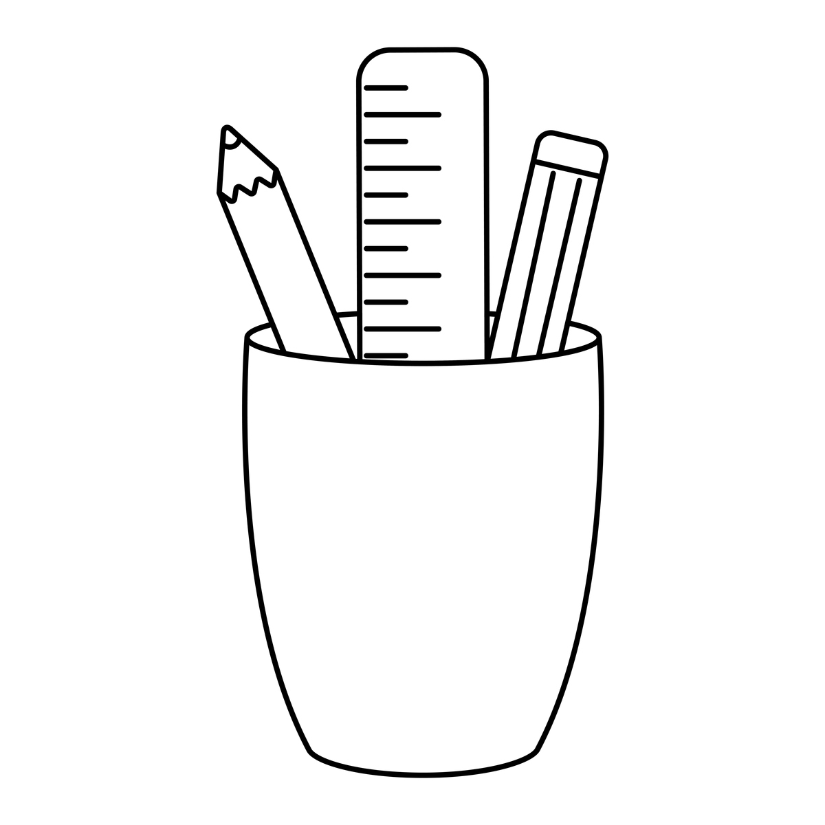 笔盒简笔画图片大全