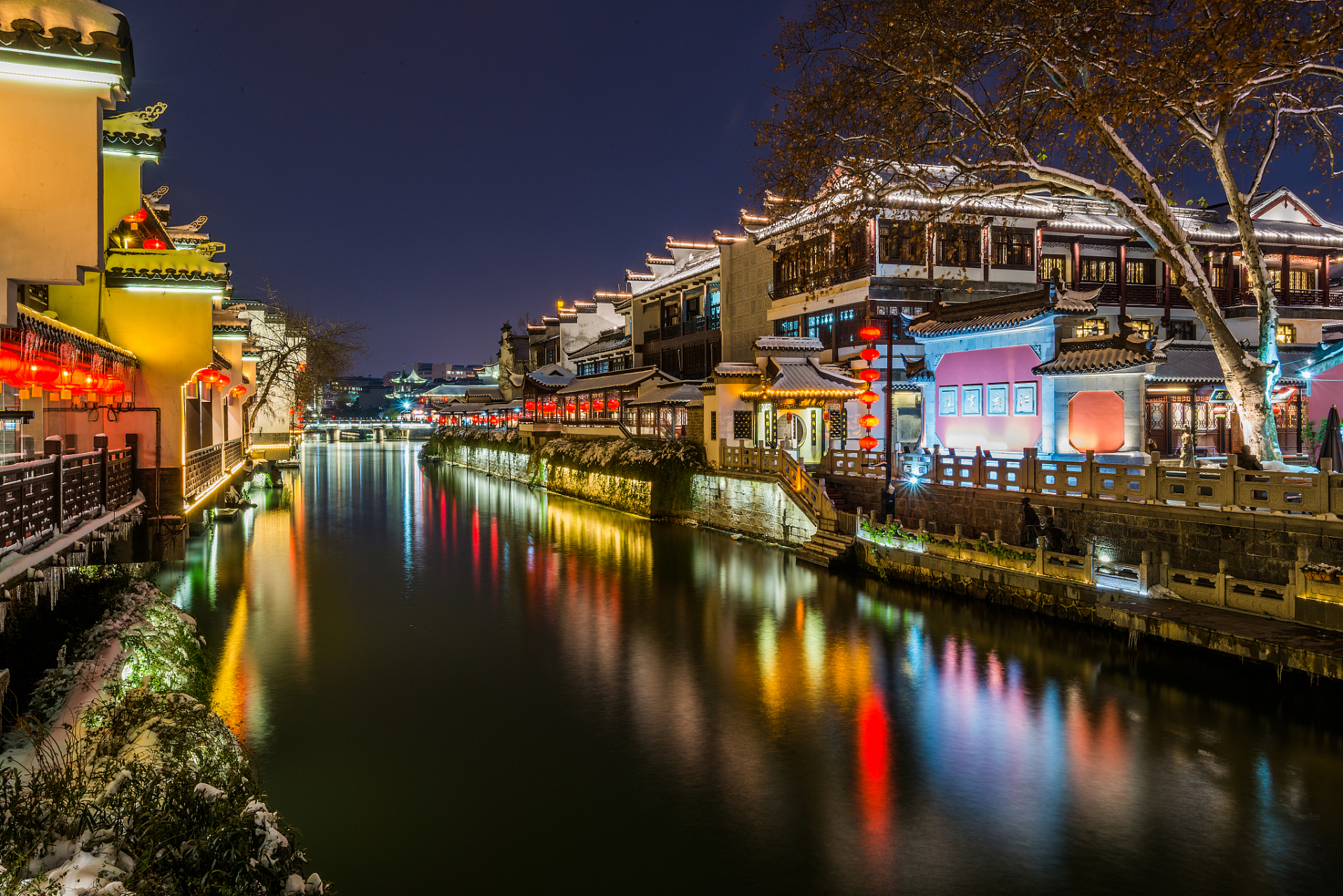 南京夜景图片 真实图片