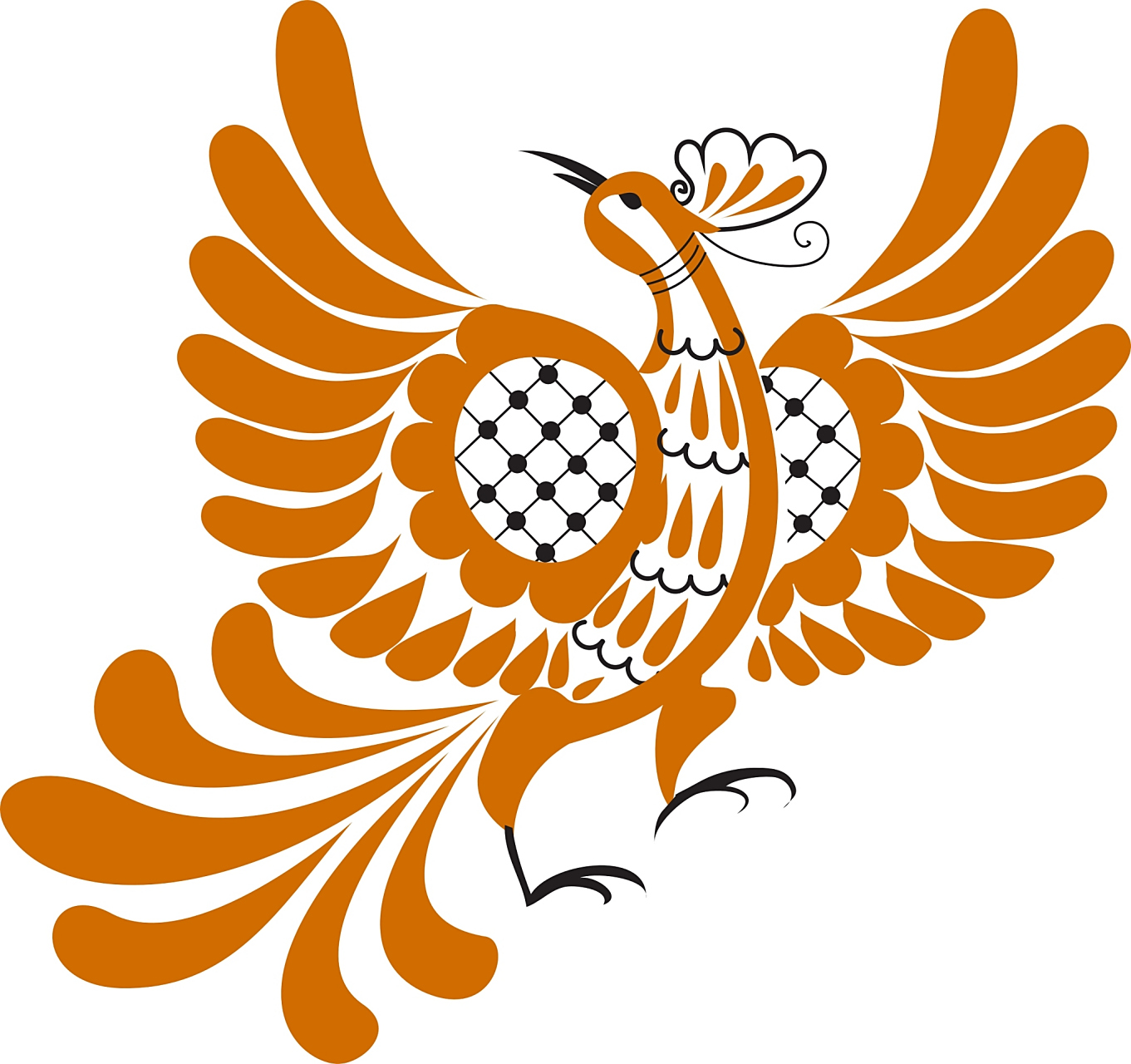 凤和凰分别表示阳和阴,阴阳生九子.