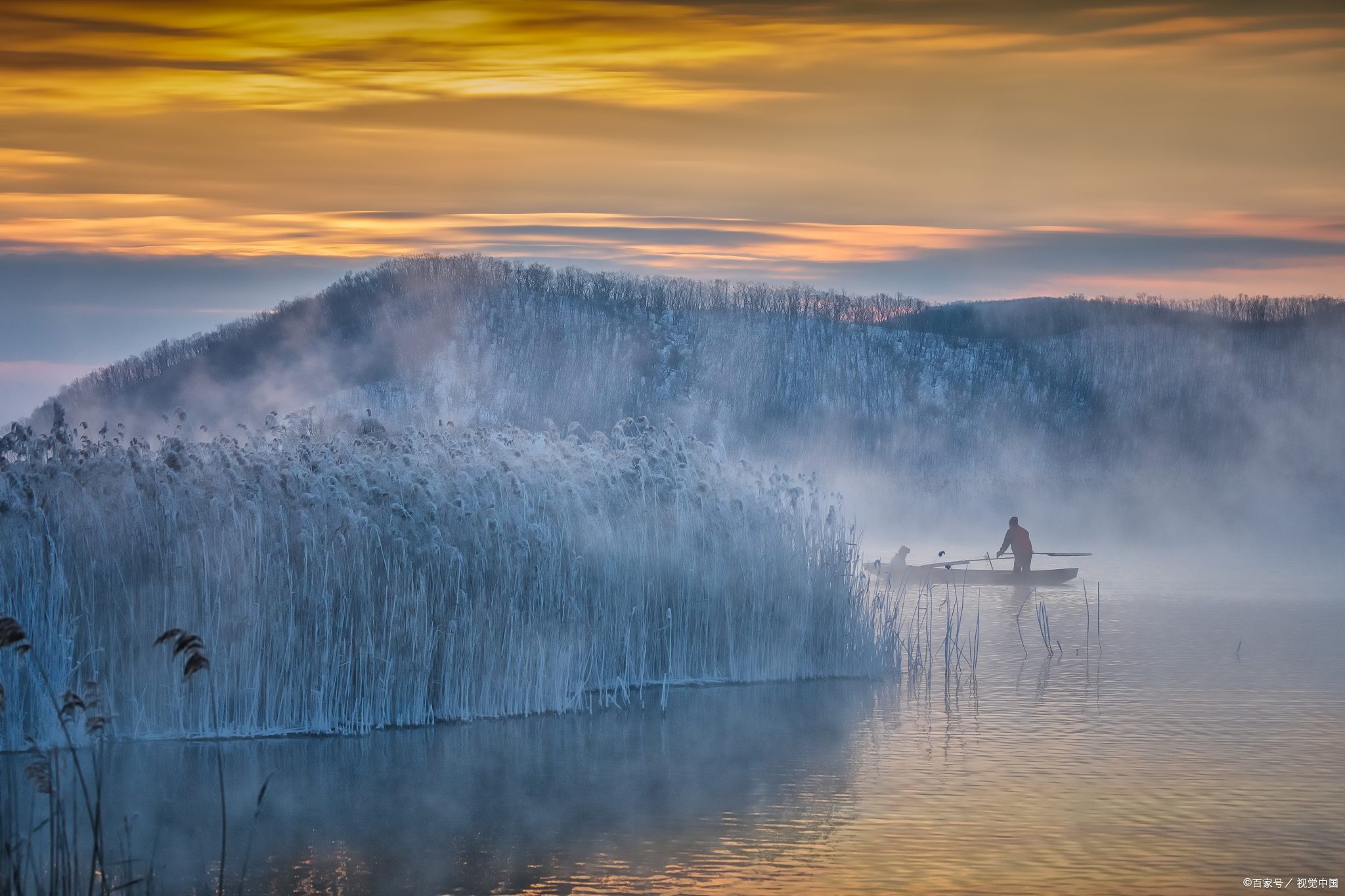 双鸭山乌苏里江云雾仙境,雨后江面梦幻震撼,必看美景啊!