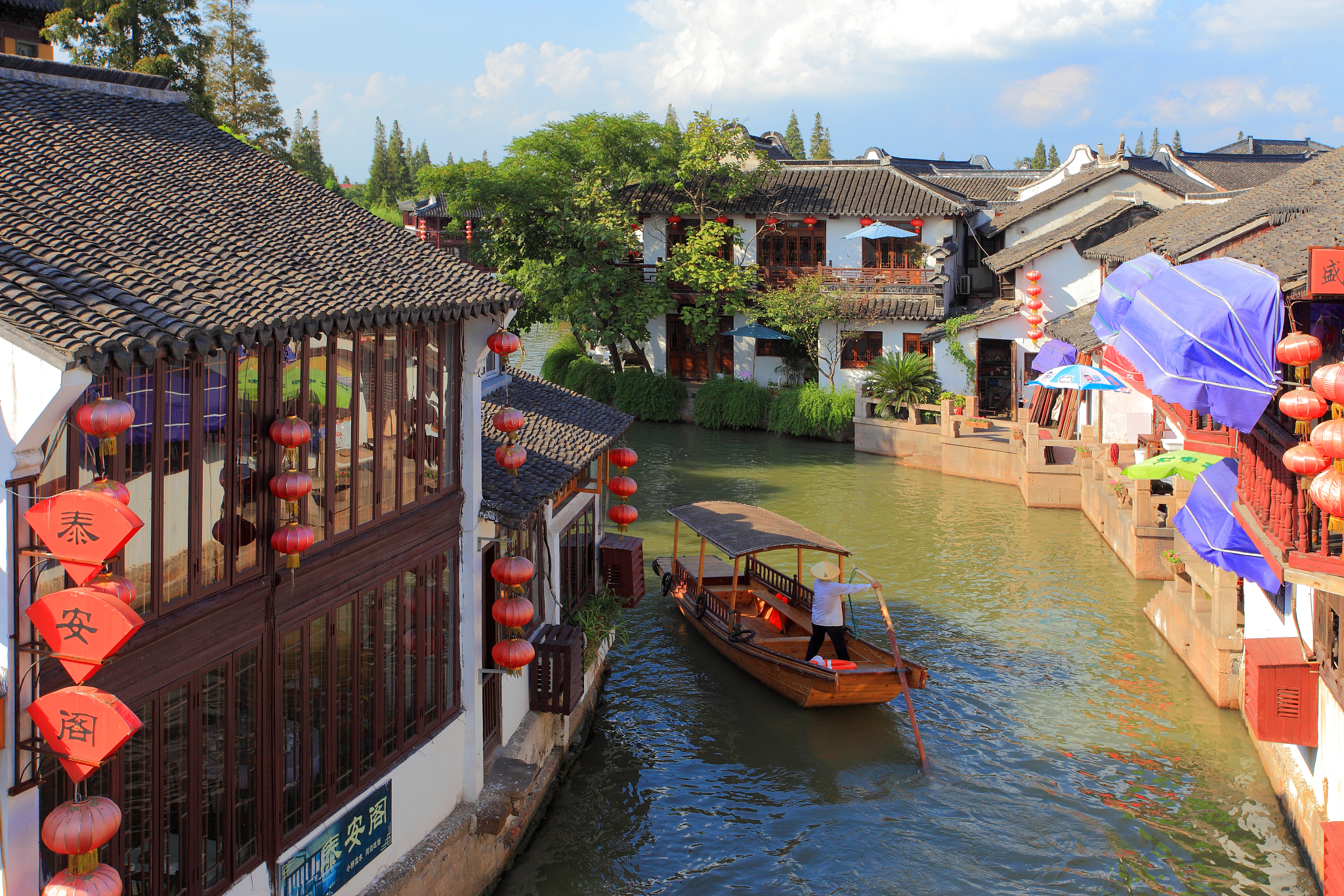 朱家角古镇风景图片