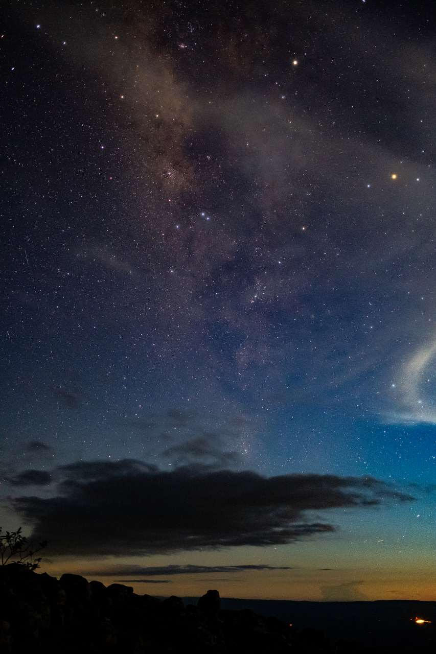 秋季星空图清晰图图片