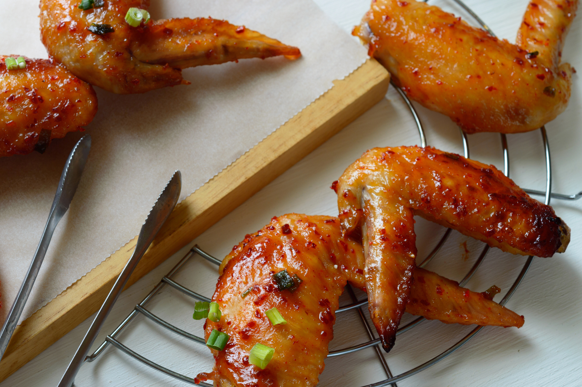 烤鸡翅,真的很解馋.