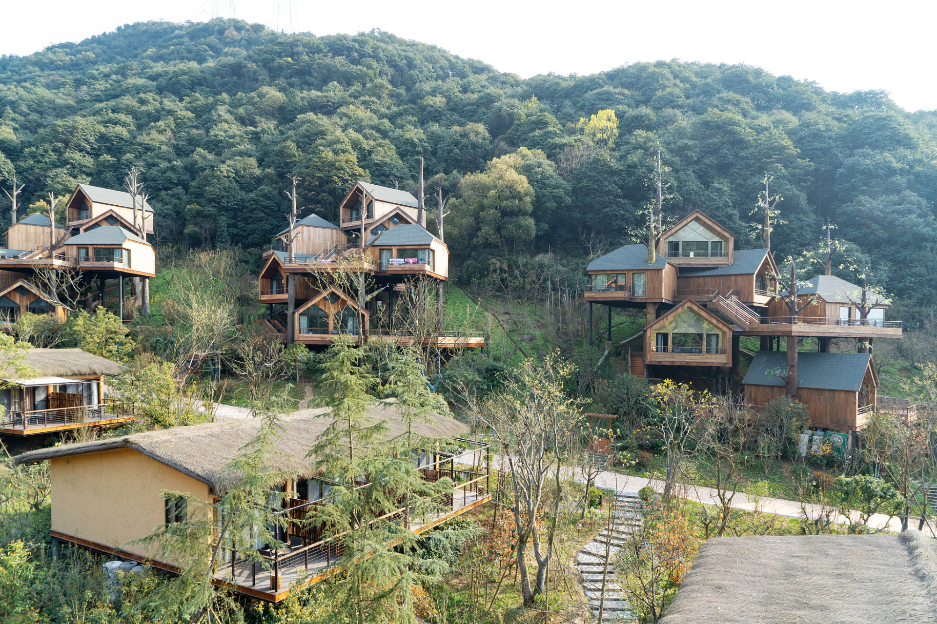 "释放天性,乐享四季"——莫干山开元森泊度假乐园,以大自然为核心,以