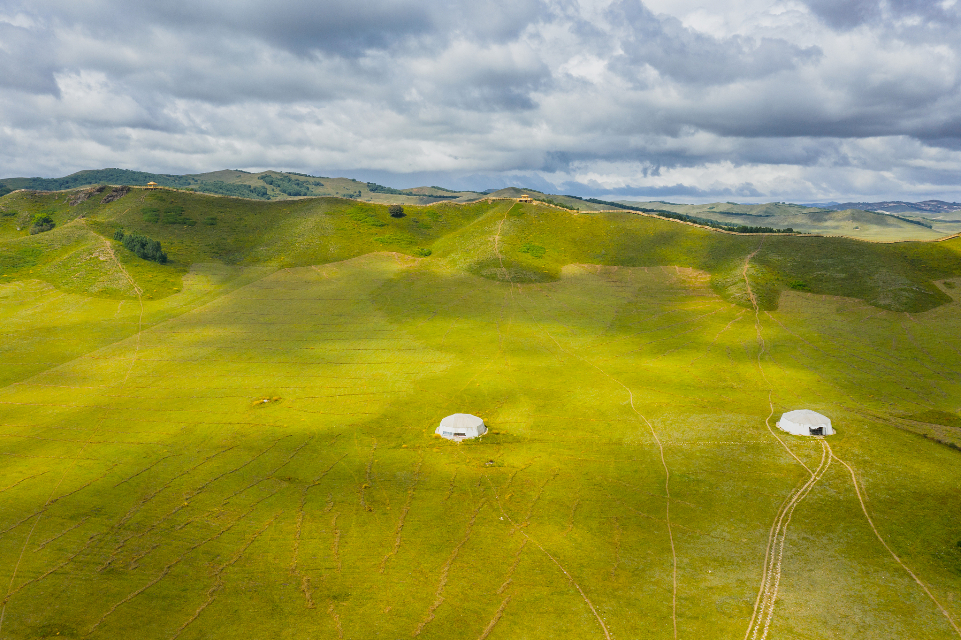 空中草原,国家aaa级旅游景区,位于河北省蔚县,沫源县,山西灵丘县交界