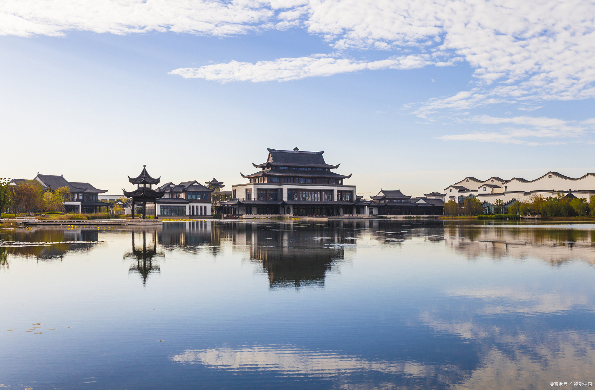 三河古镇,古名鹊渚,鹊尾(渚),鹊岸,是中国历史文化名镇,国家5a级旅 