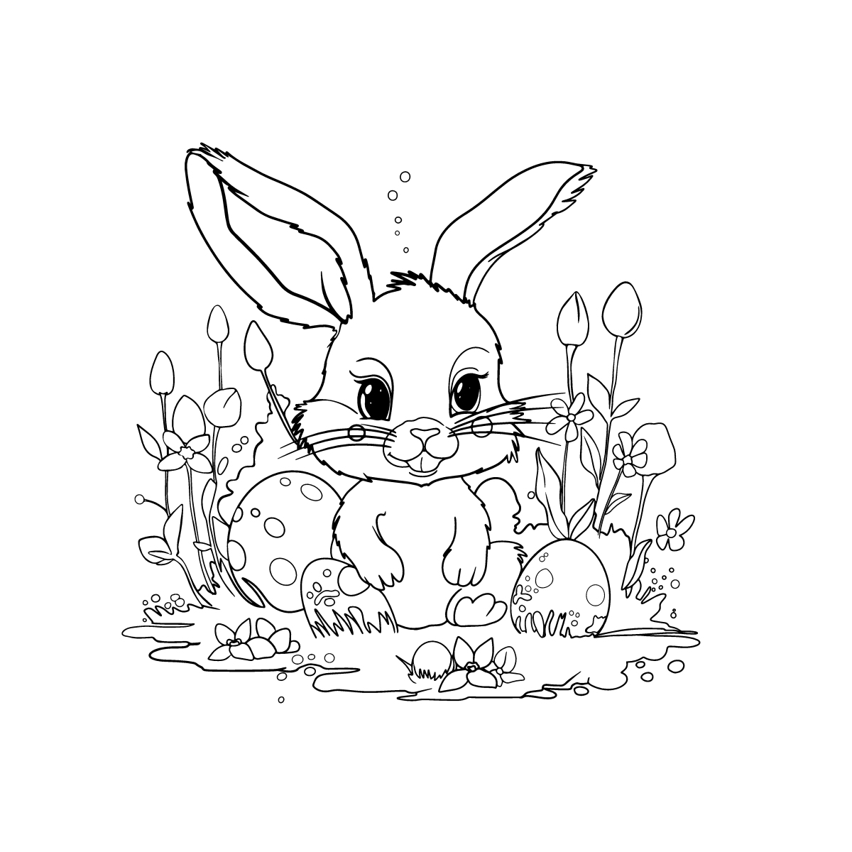 小兔子简笔画怎么画?