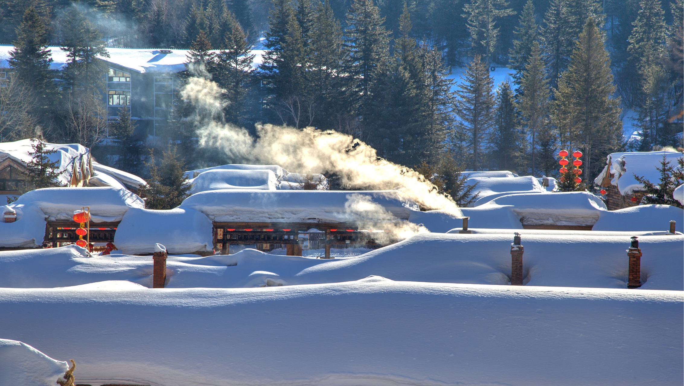 黑龙江漠河北极村:寻找中国最北的足迹  夏日来临,炎炎烈日下,大家
