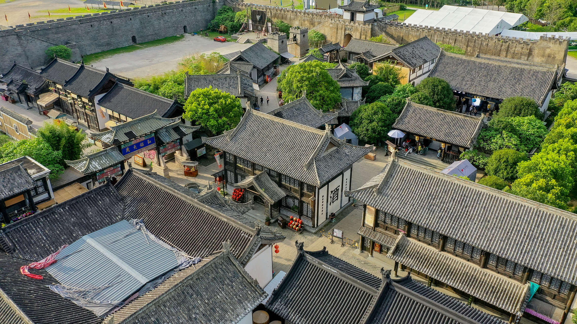 旅拍中国年# 衡水市衡水湖闾里古镇,一个充满历史韵味和文化底蕴的