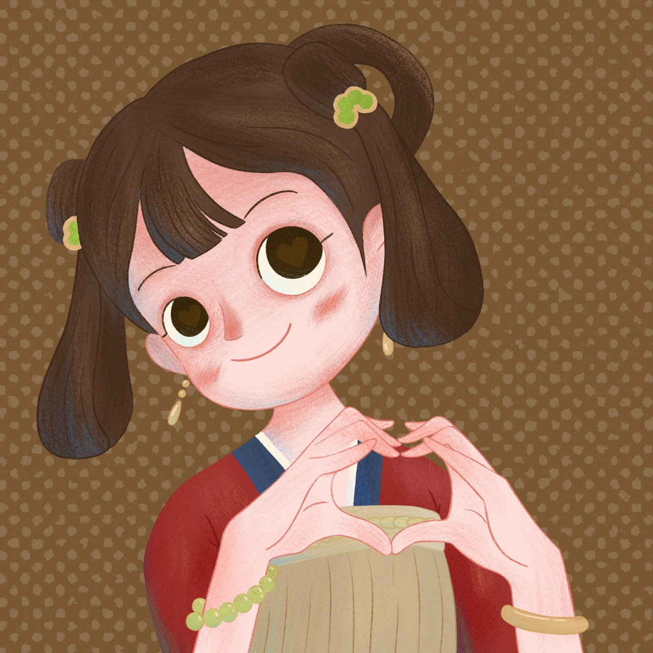 卡通女生头像是一种流行的视觉表达方式,以其明亮的色彩和简洁的线条