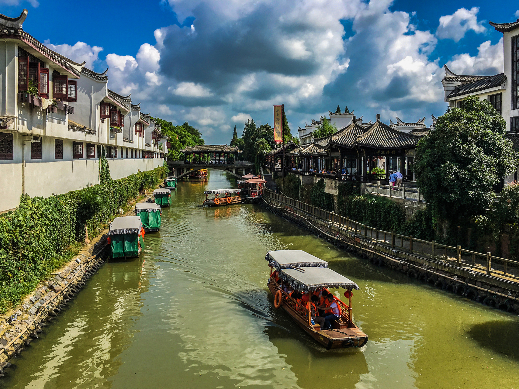 合肥唯一的5a级景区,三河古镇,还是不错的!