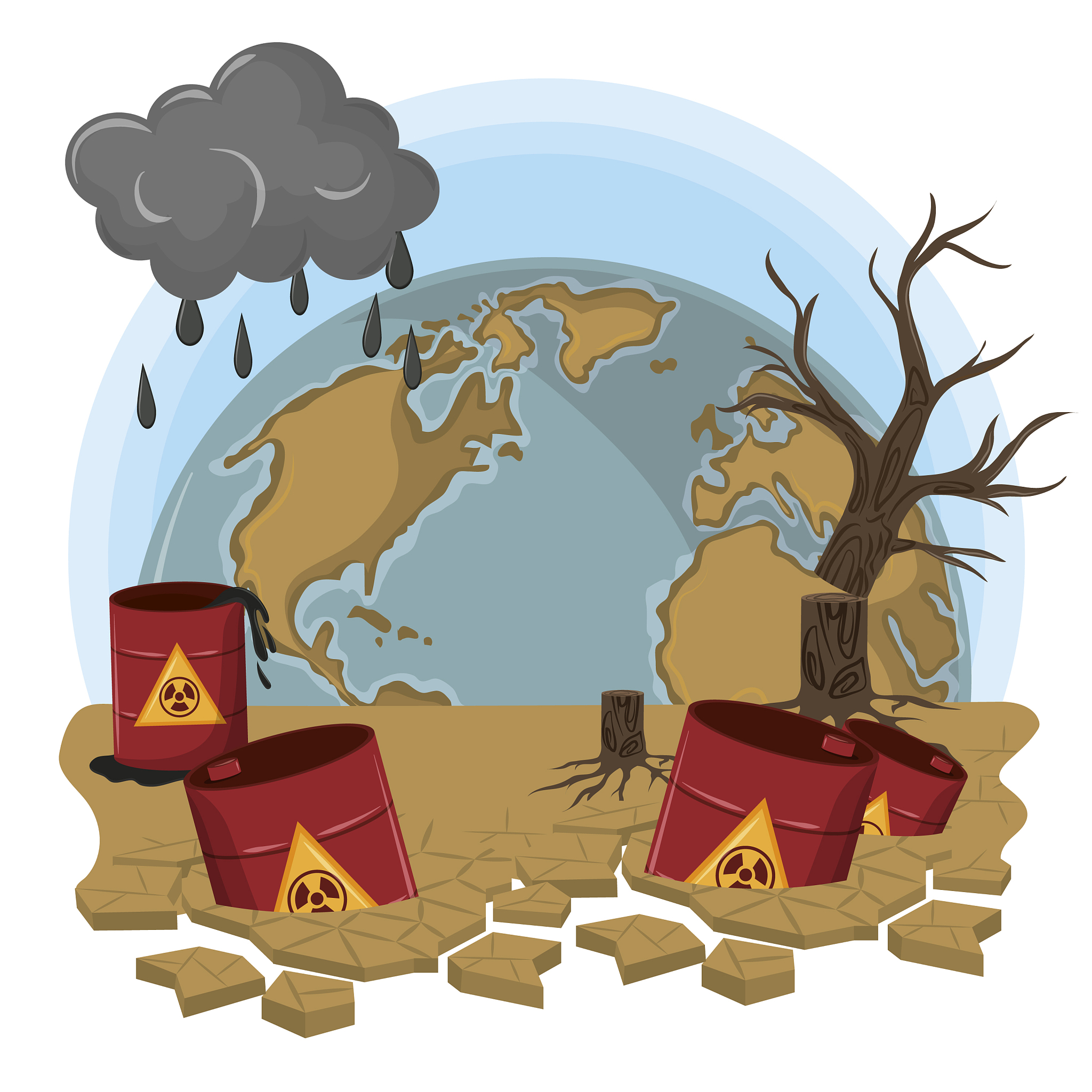 其短视的逐利行为导致过度开采,污染排放和气候变化恶化,远超地球承载