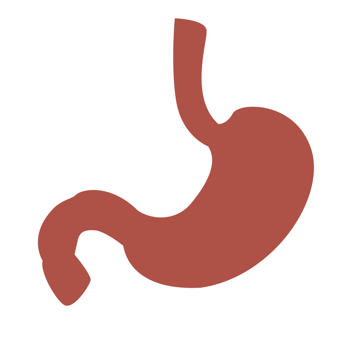 然后进行食管和十二指肠的吻合或者食管和空肠的吻何卡通胃胃的图片