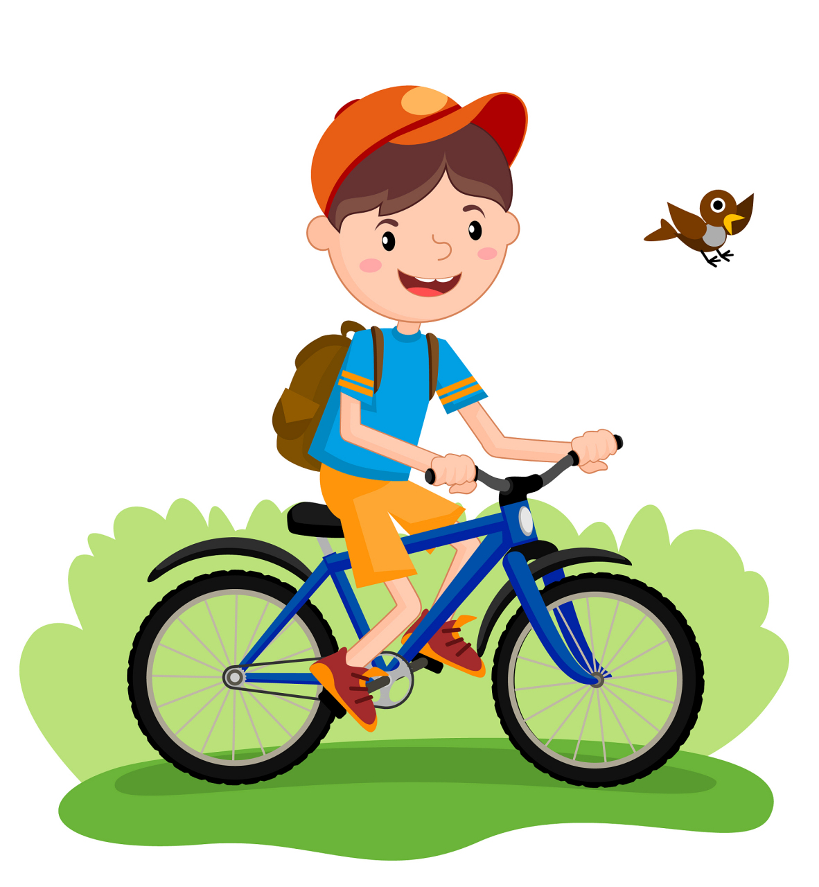 刚上初中的小磊每天骑共享单车上学.