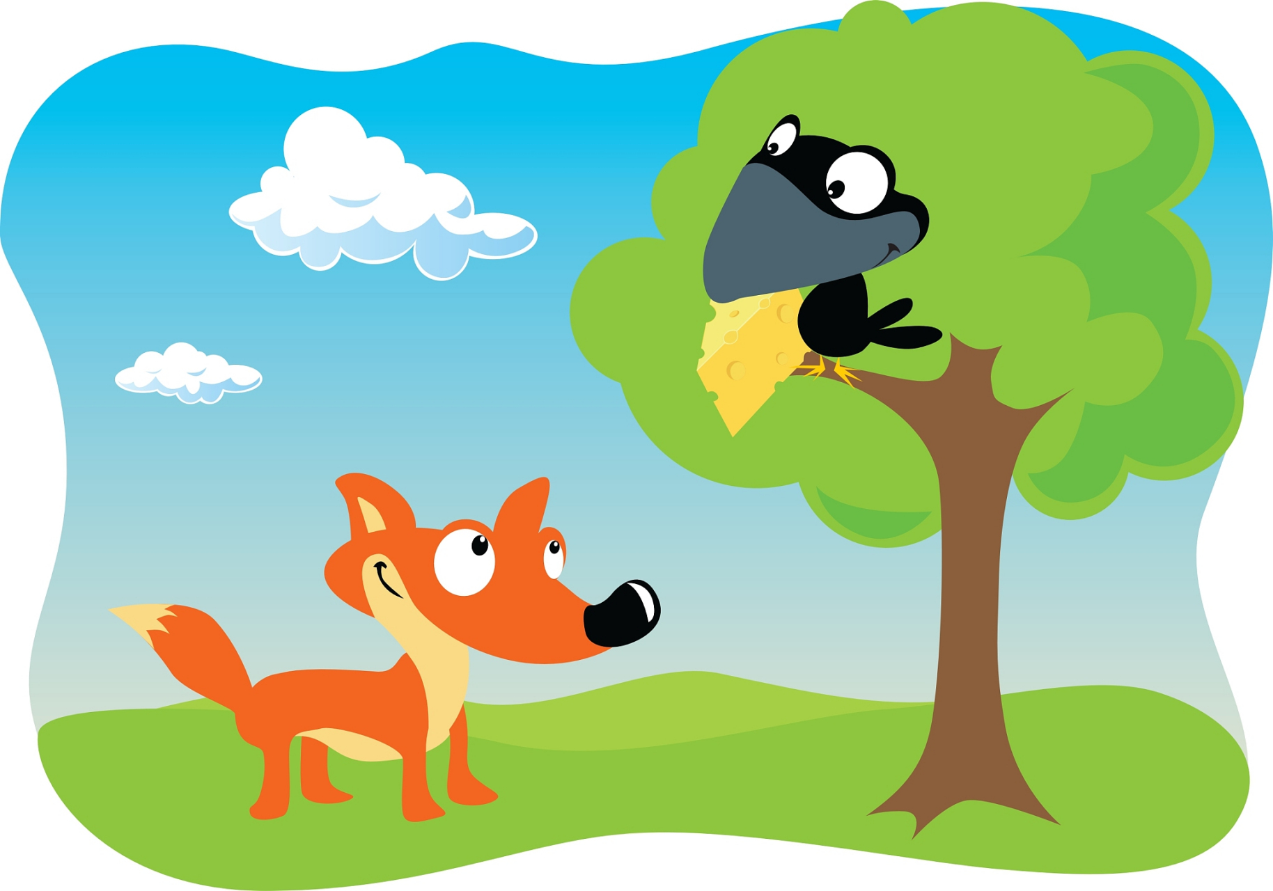 《乌鸦和狐狸》续集2 那一天的晚上,乌鸦想着一切都结束了,闷闷不乐地