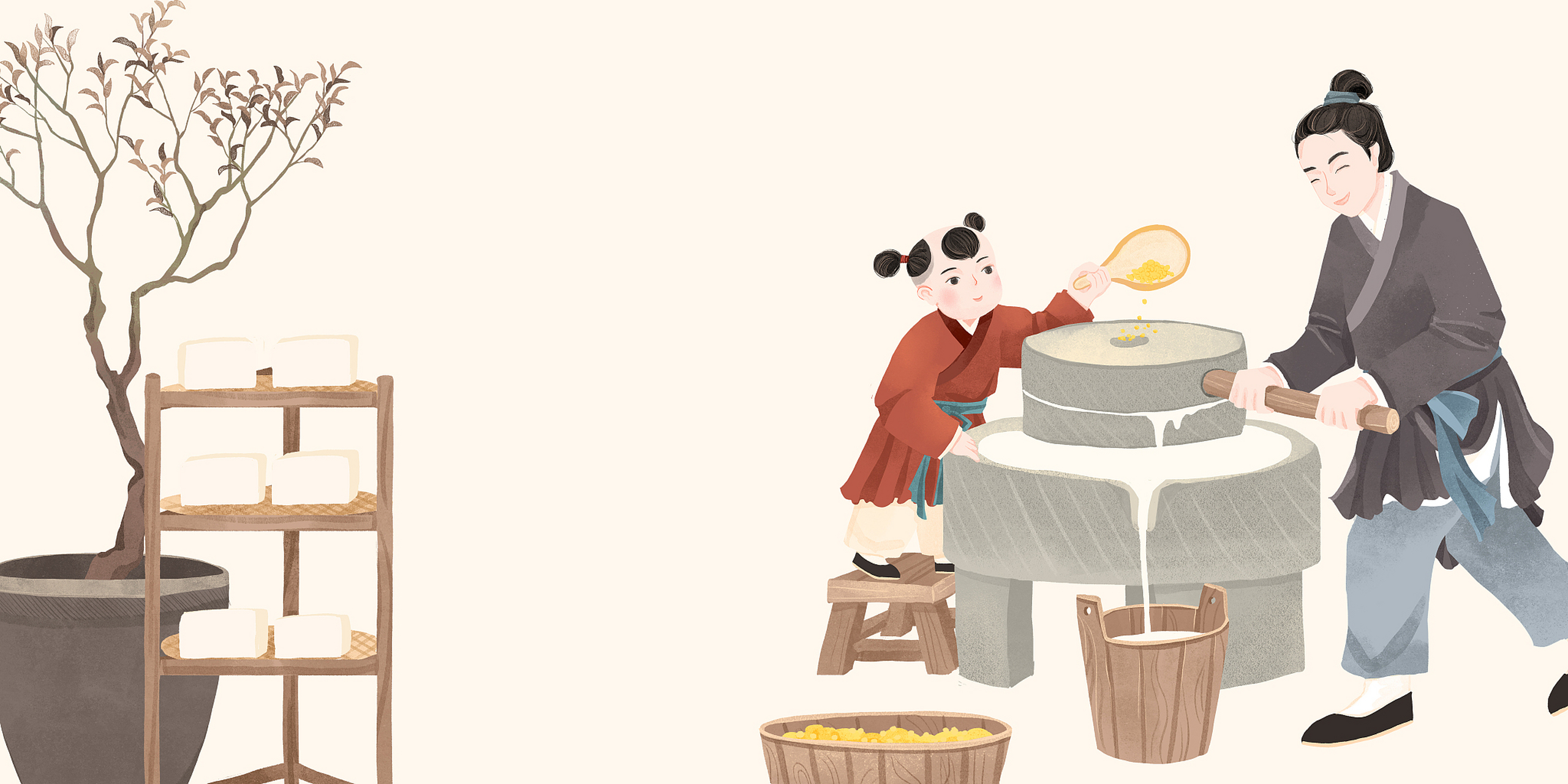 腊月二十五:推磨做豆腐  #优质创作者专属激励活动#   民谚称"腊月二