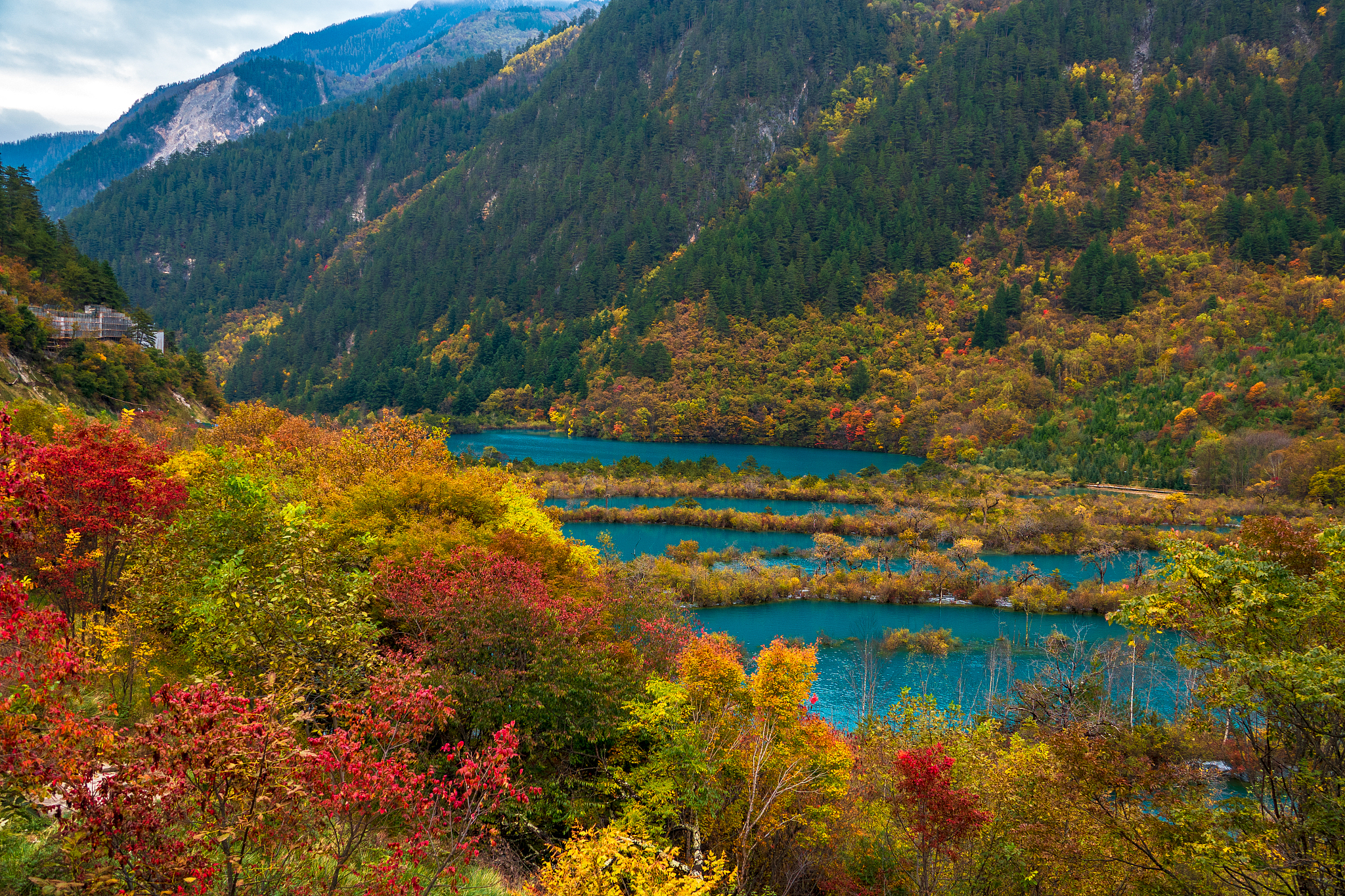 壁纸风景秋天山水图片