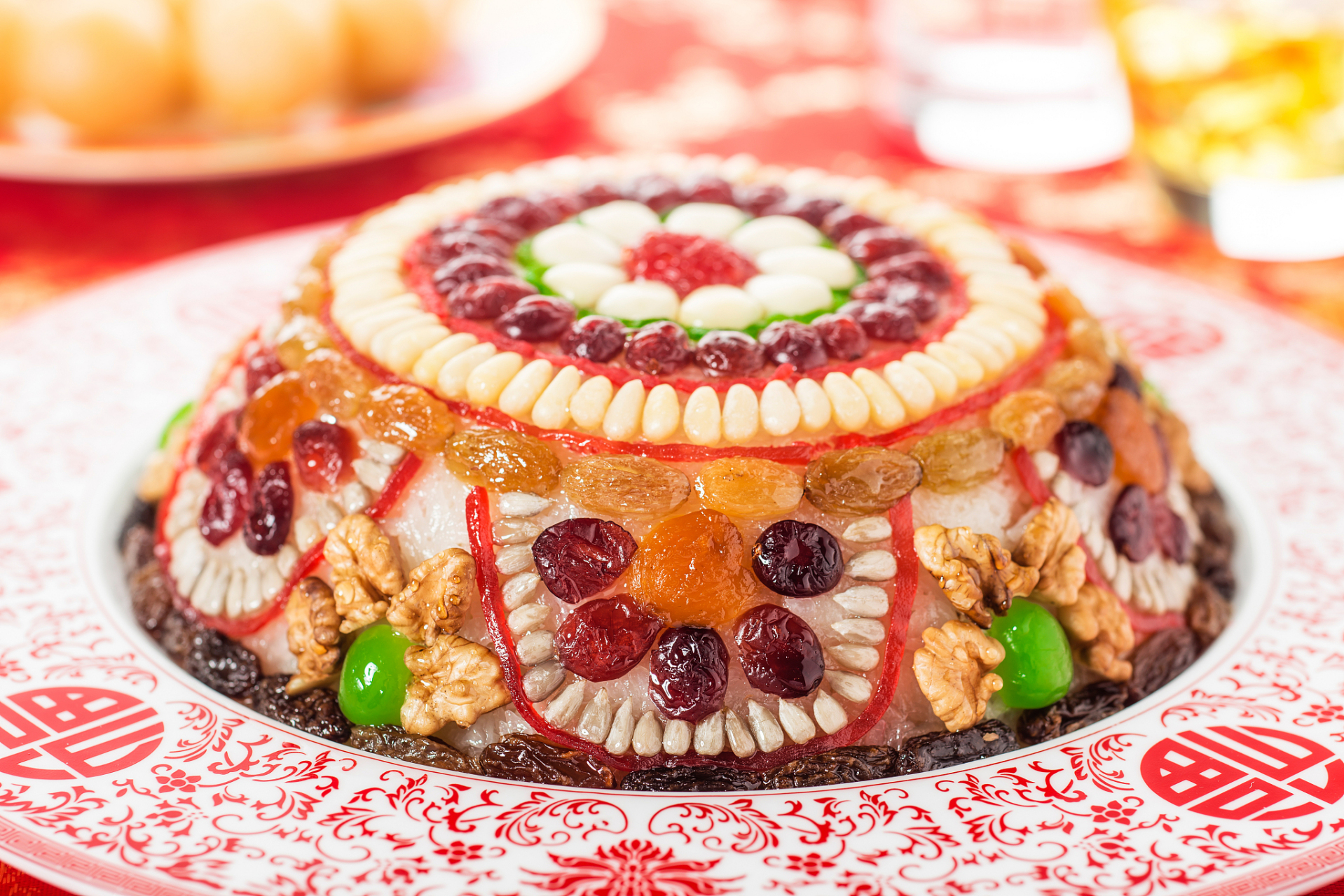 豪华八宝饭真是甜而不腻,糯而不柴,香甜可口,吃上一口,甜一年!