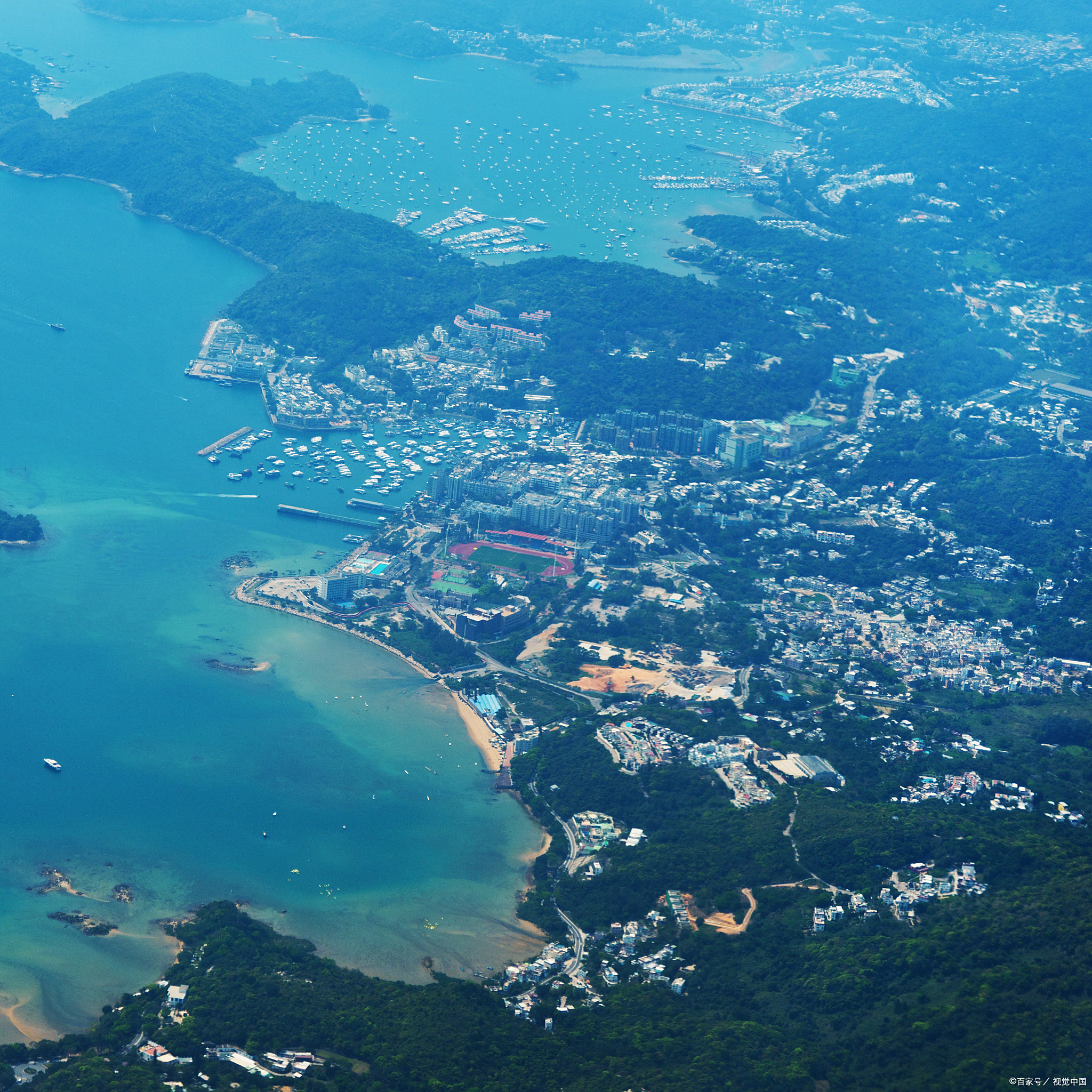 江门古舟岛的无人机航拍,上帝视角震撼,视觉冲击!