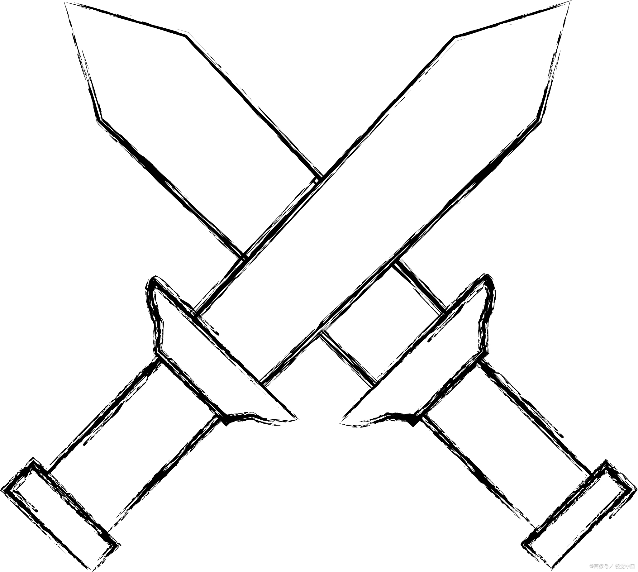 宝剑简笔画绘制指南:轻松学会绘制精美的宝剑!