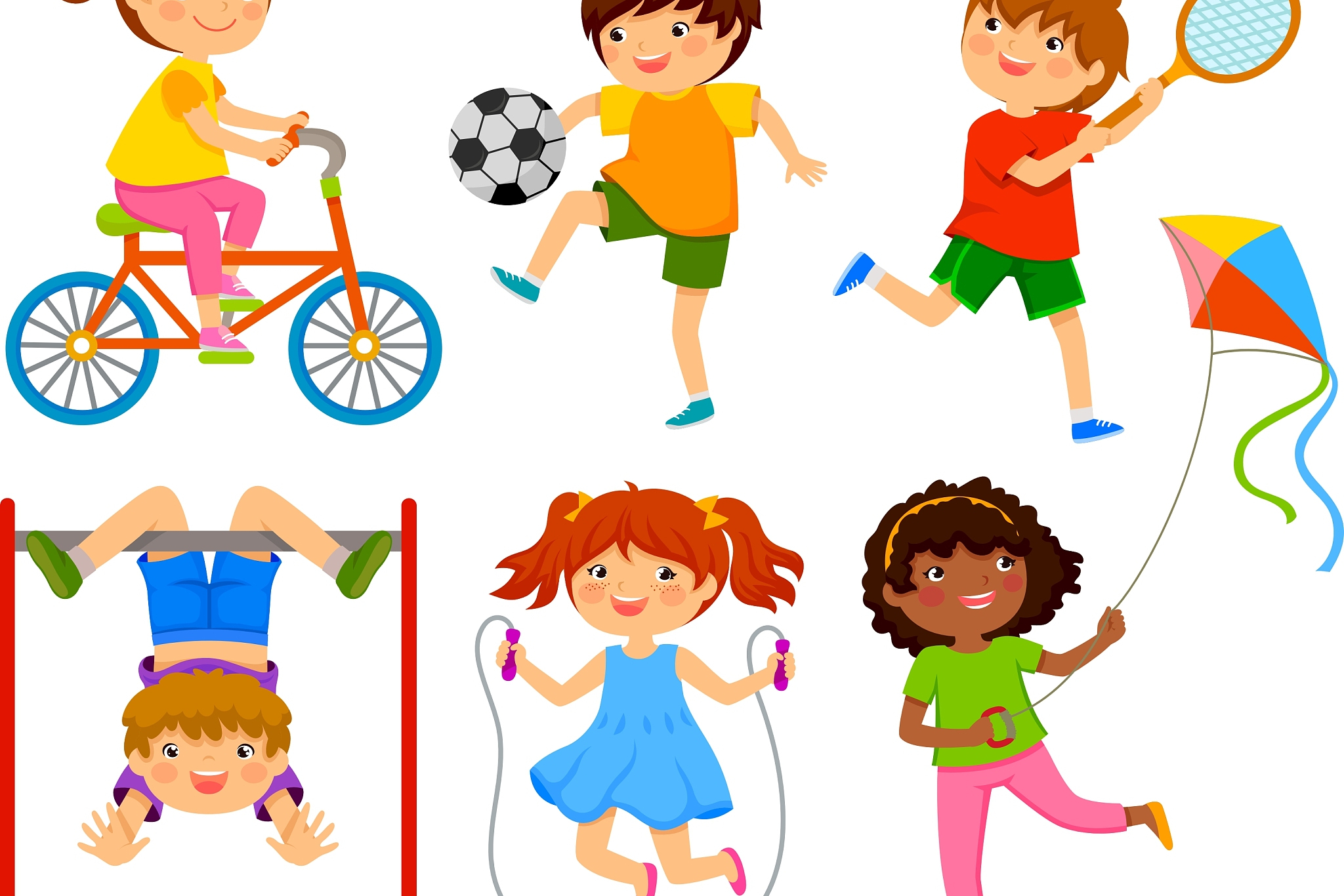 运动小朋友锻炼卡通小孩锻炼身体卡通图片强身健体图片儿童孩子保持