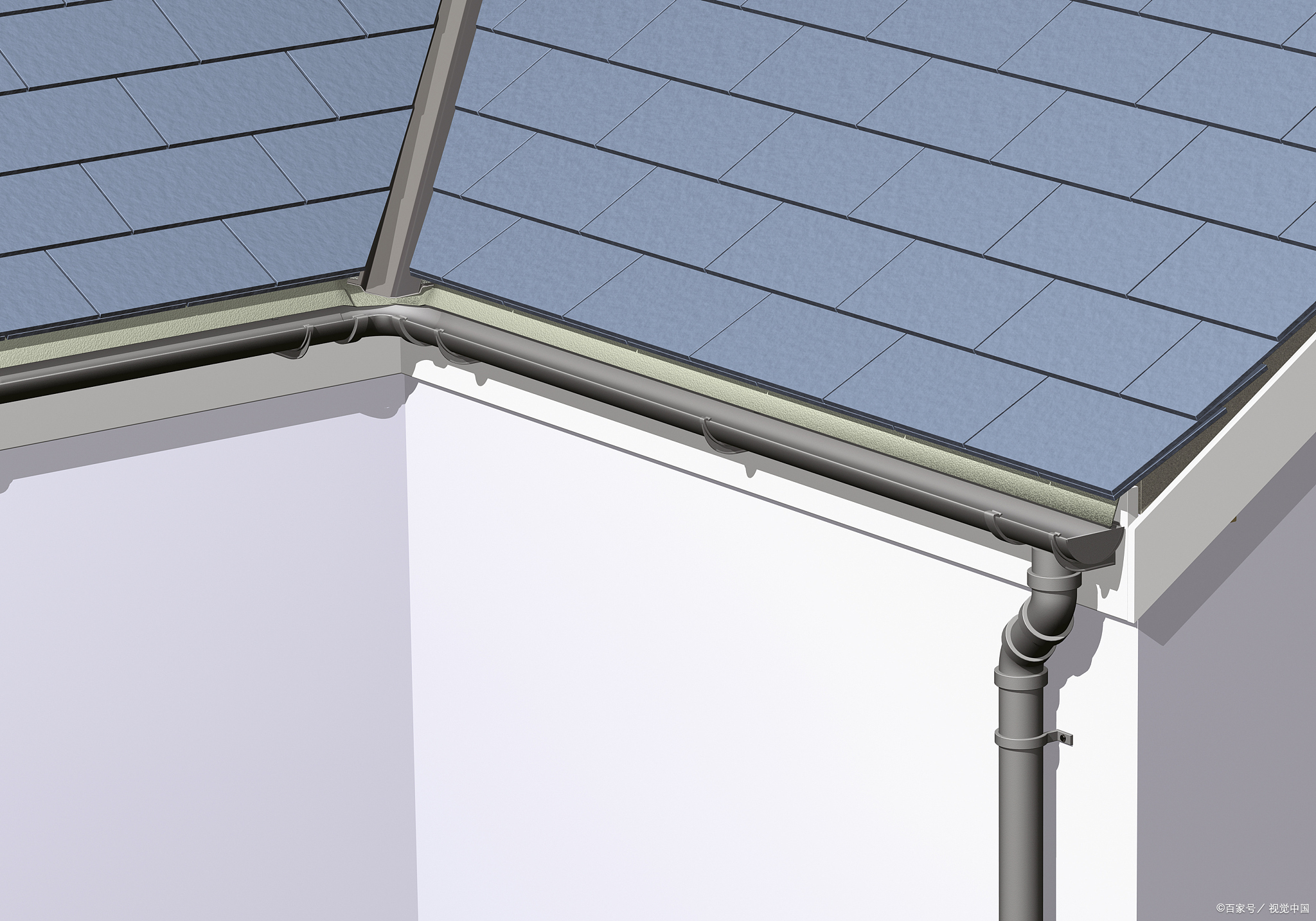 阳光房排水槽安装方法