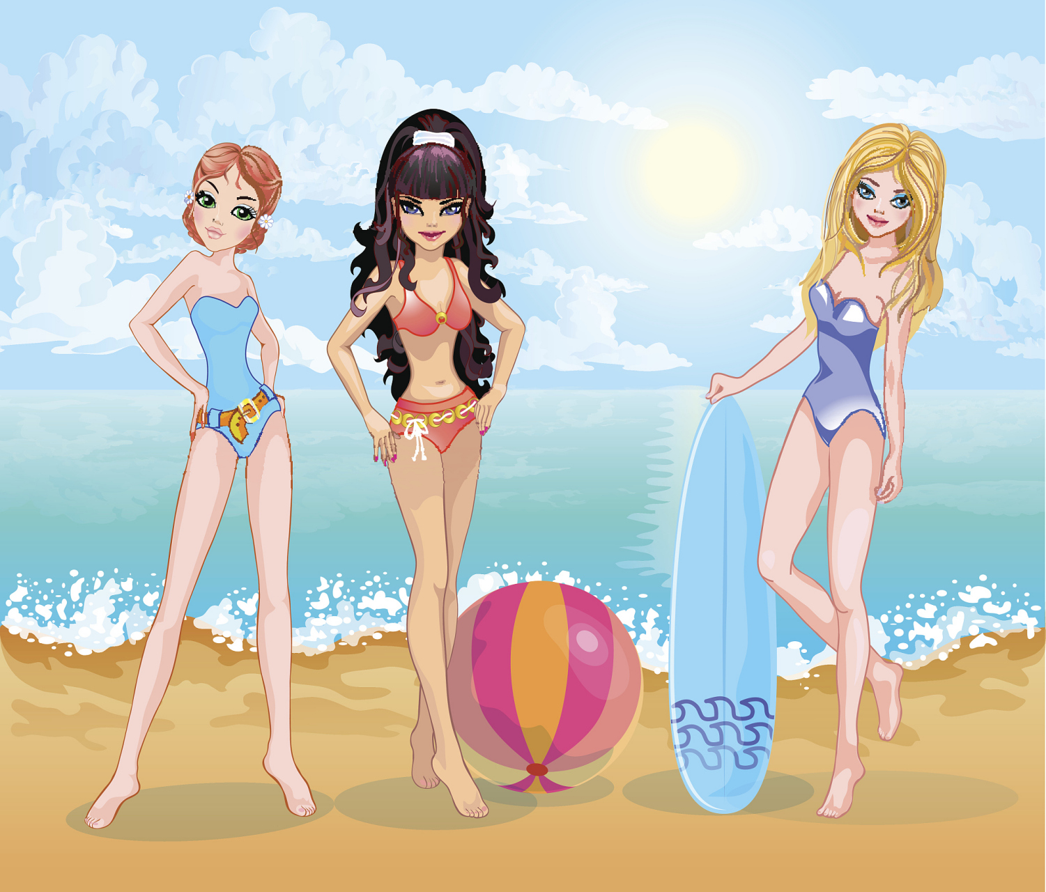 泳装# #时尚泳装美女# #凸#  死库水,一种连体泳衣的代名词,它的起源