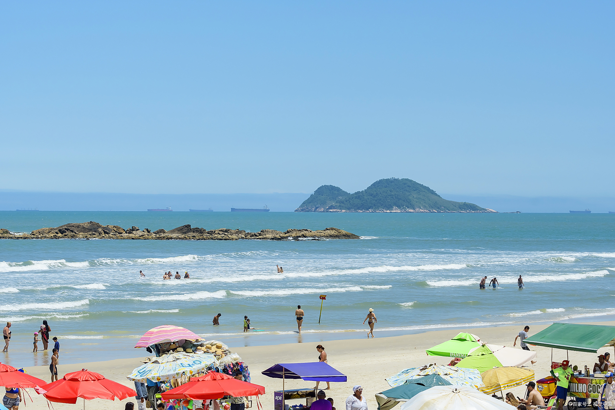 乐享周末分享吧# 大沙岙海滨浴场,如同一个半环抱的天然宝石,等待着