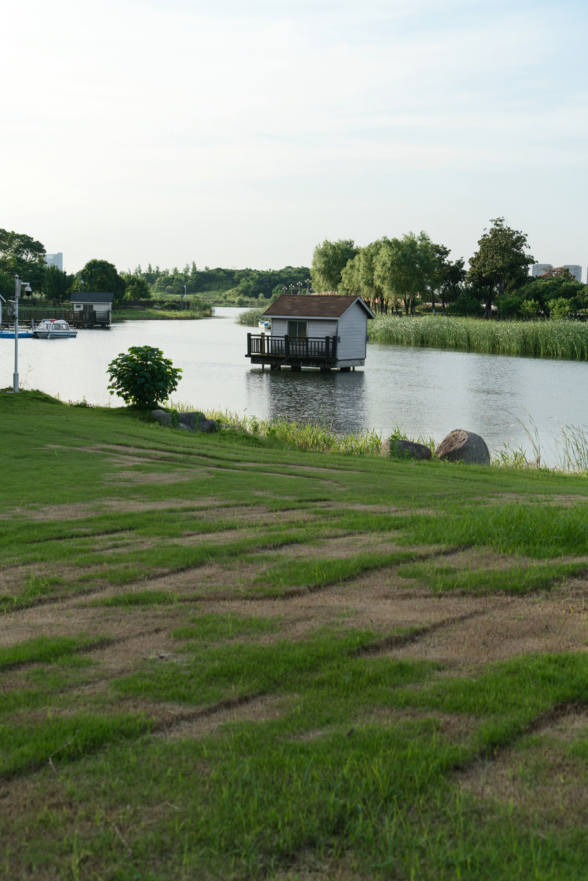 嬉行记# 上海长兴岛郊野公园,是位于上海市长兴岛上的一片天然轮揶