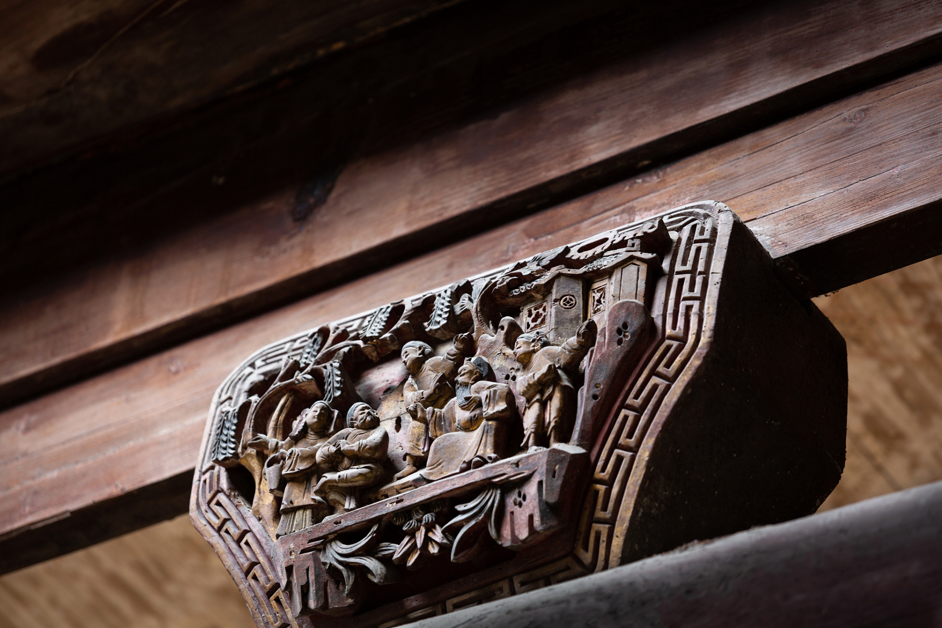 为中国古代徽州地区明清建筑的装饰性雕刻