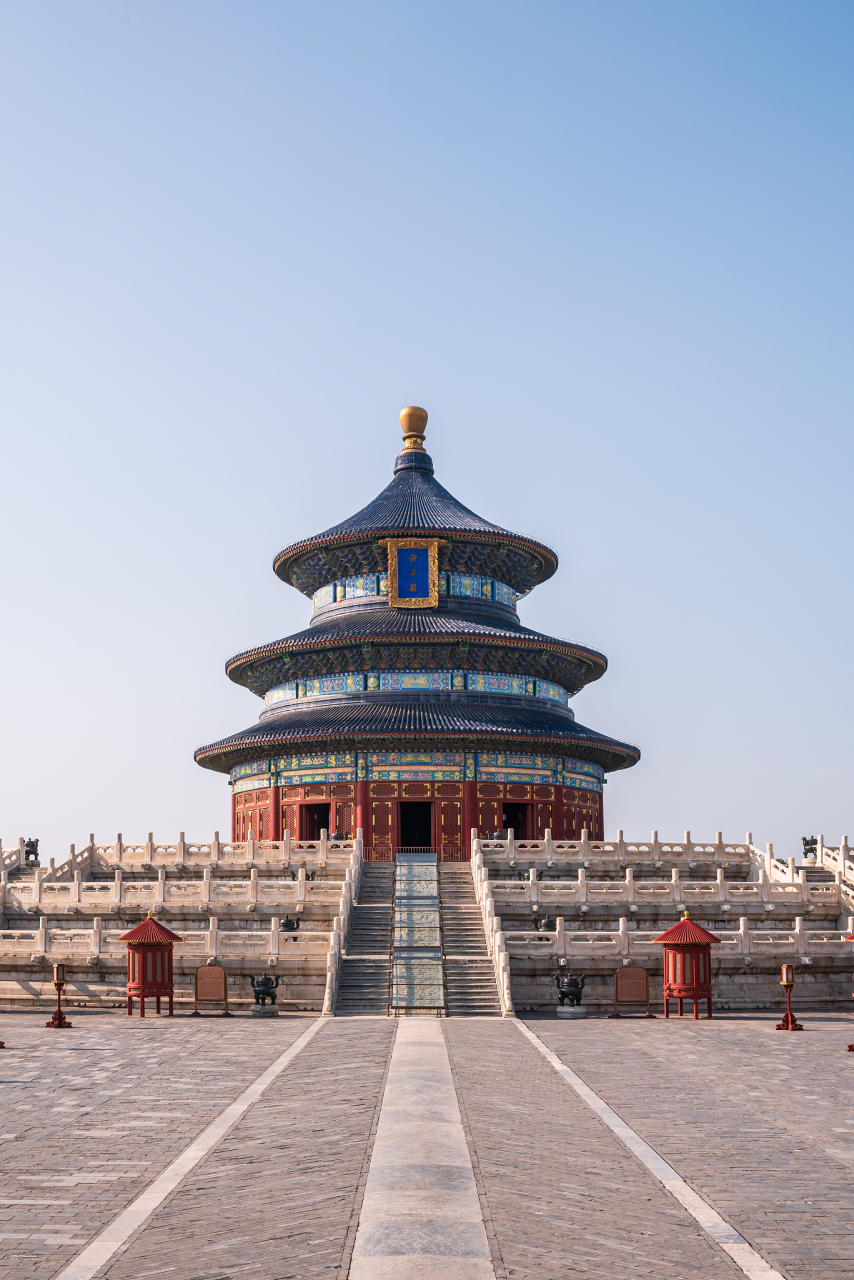 穿越时空的旅行# 天坛祈年殿,位于中国北京市,是古代农业文化的象征.