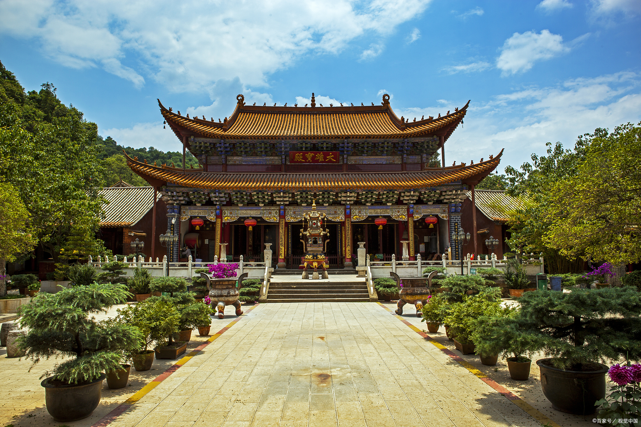 灵山寺一座风景秀美的名胜古迹