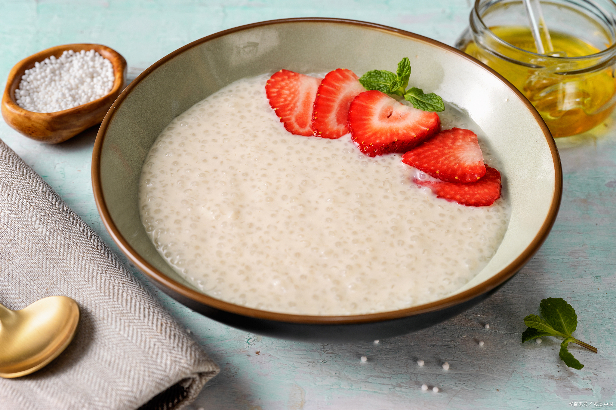 【大米布丁】的制作方法