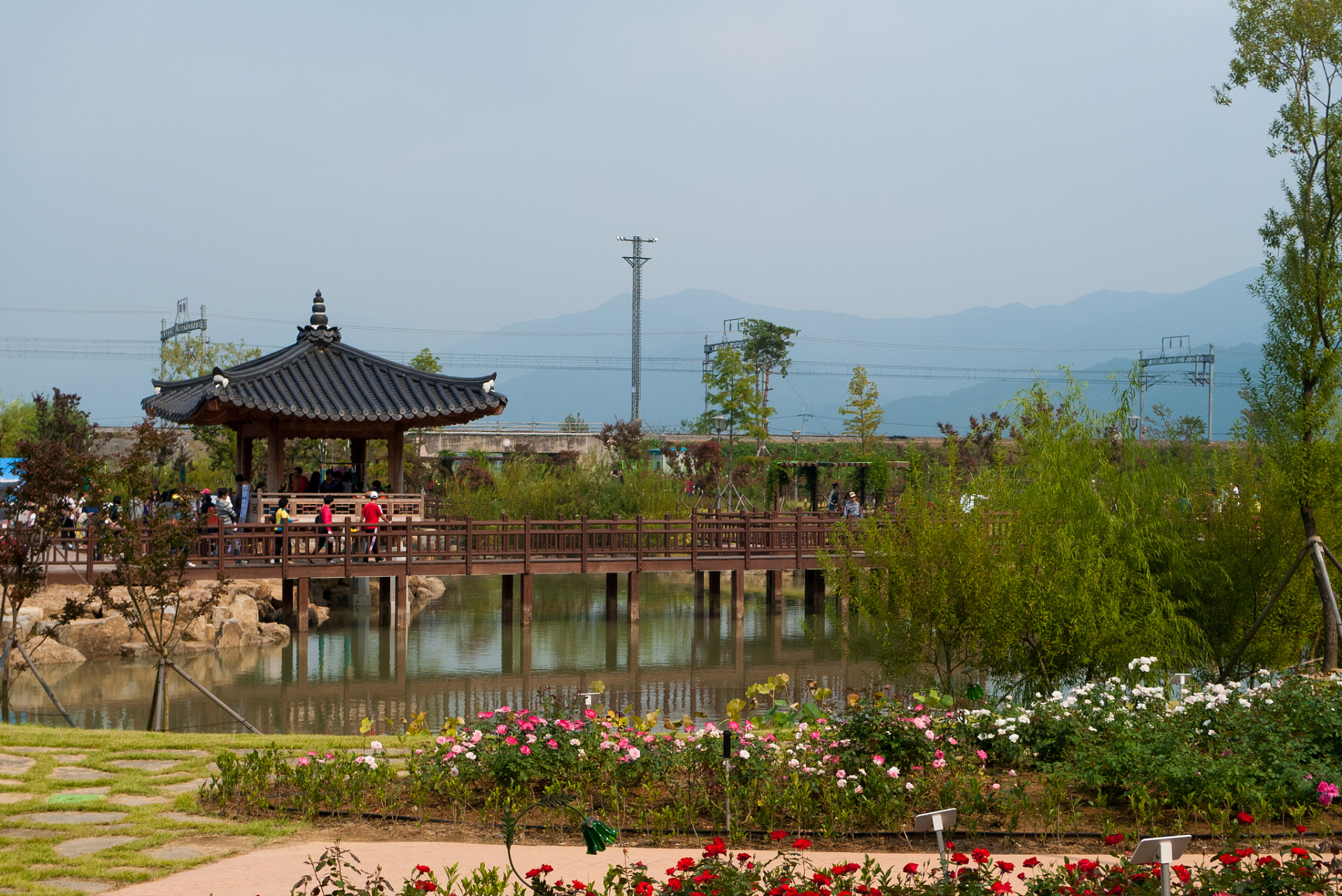 潜山雪湖公园图片