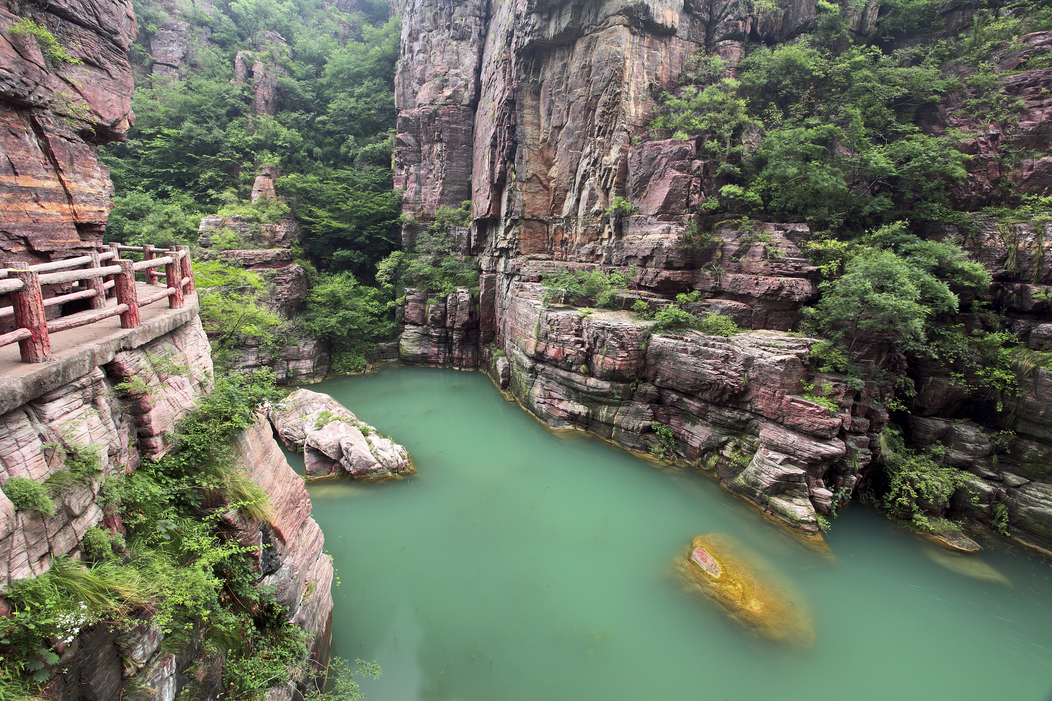 山河图峡谷图片