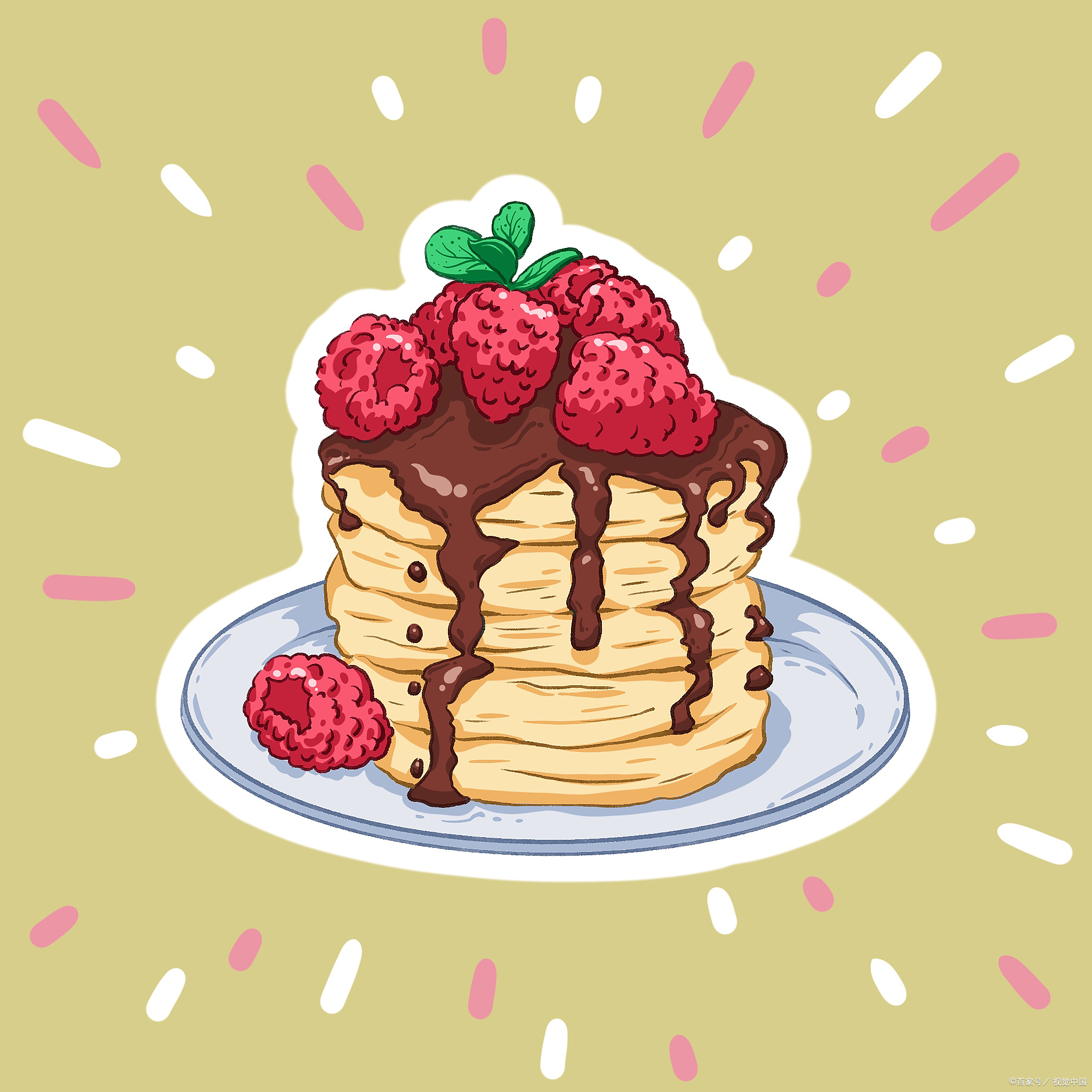 让你动手就会的,菜单甜品画法